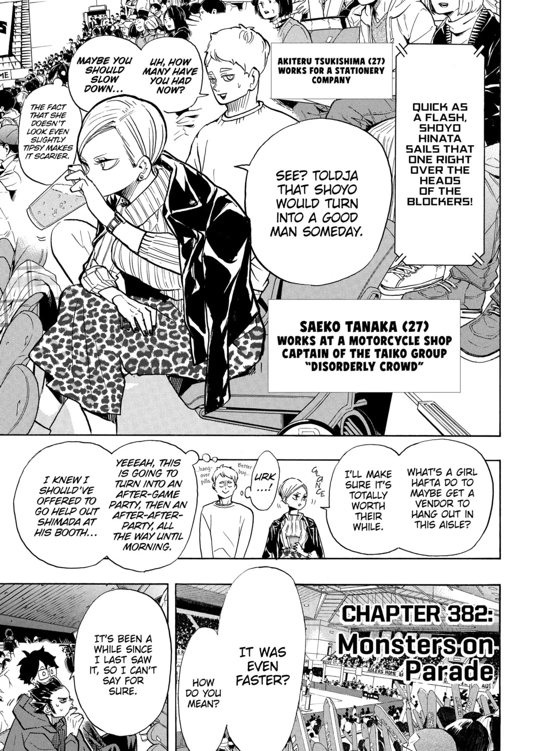 Haikyu!! Chapter 382 page 1 - 