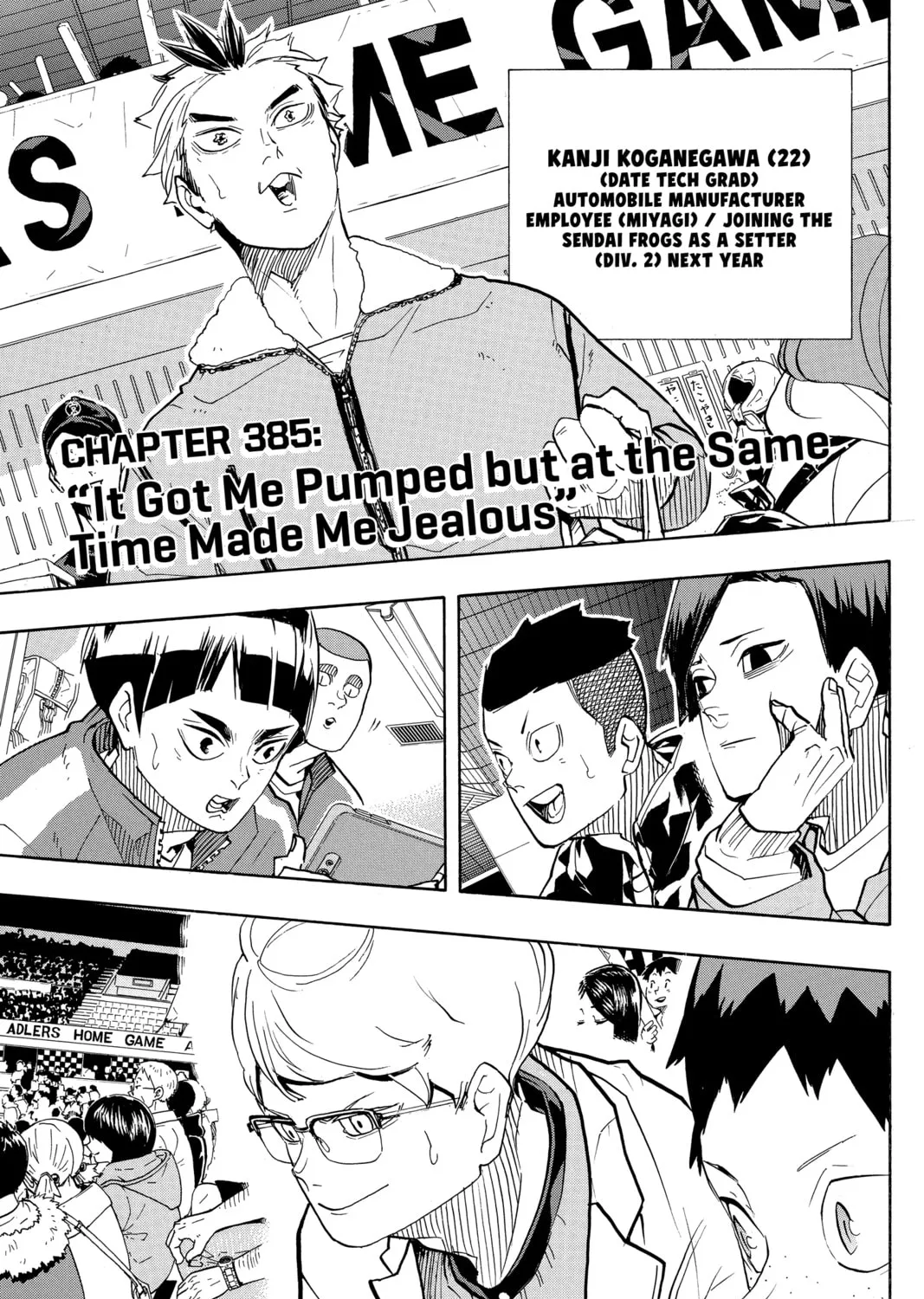 Haikyu!! Chapter 385 page 1 - 