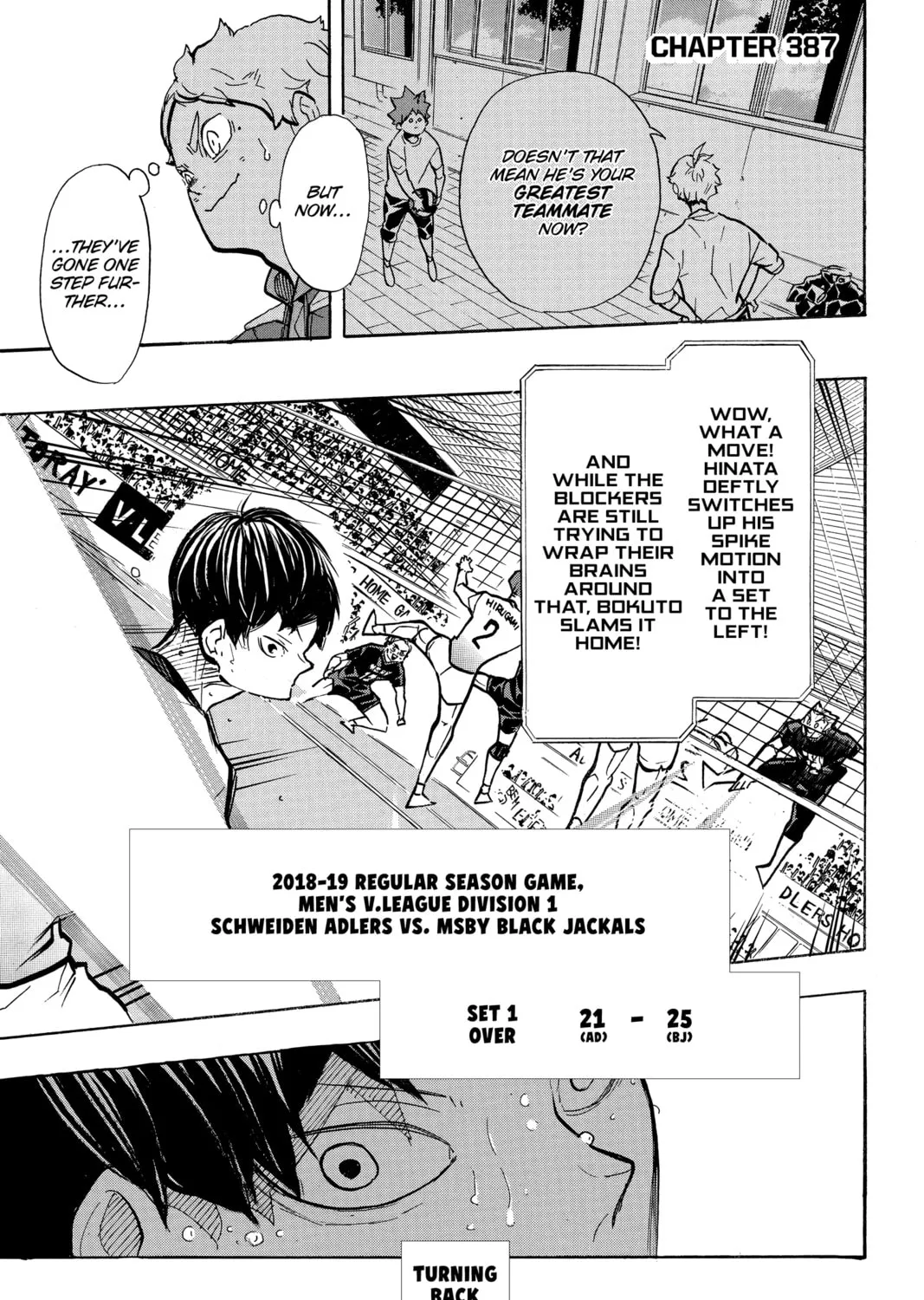 Haikyu!! Chapter 387 page 1 - 