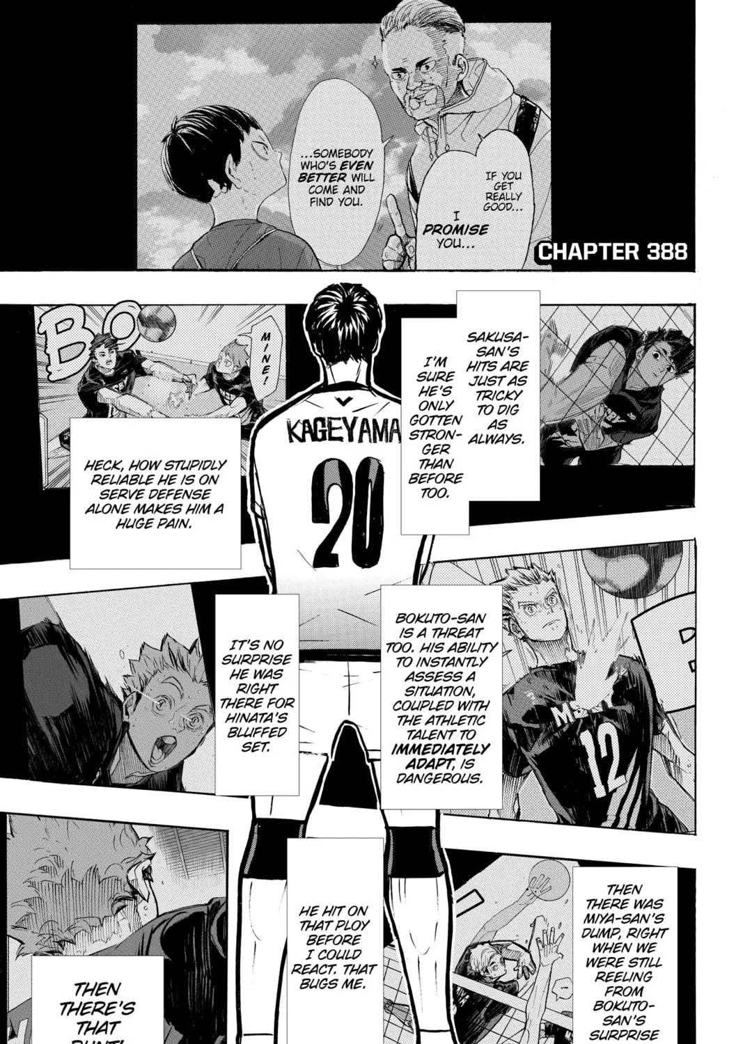 Haikyu!! Chapter 388 page 1 - 