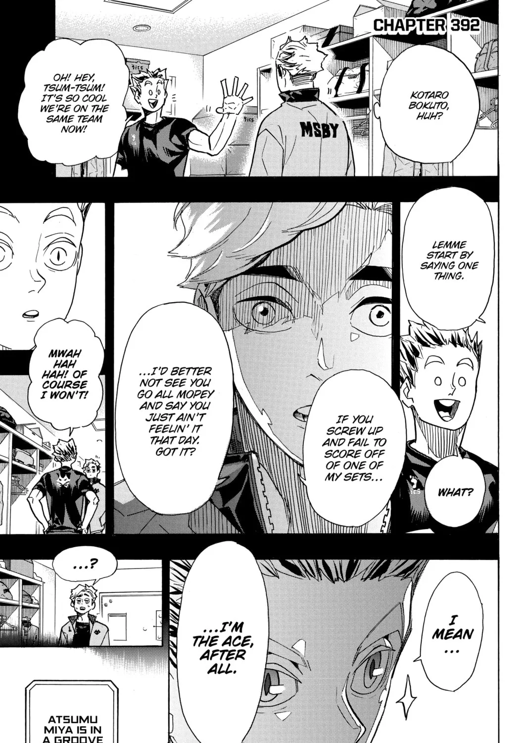 Haikyu!! Chapter 392 page 1 - 