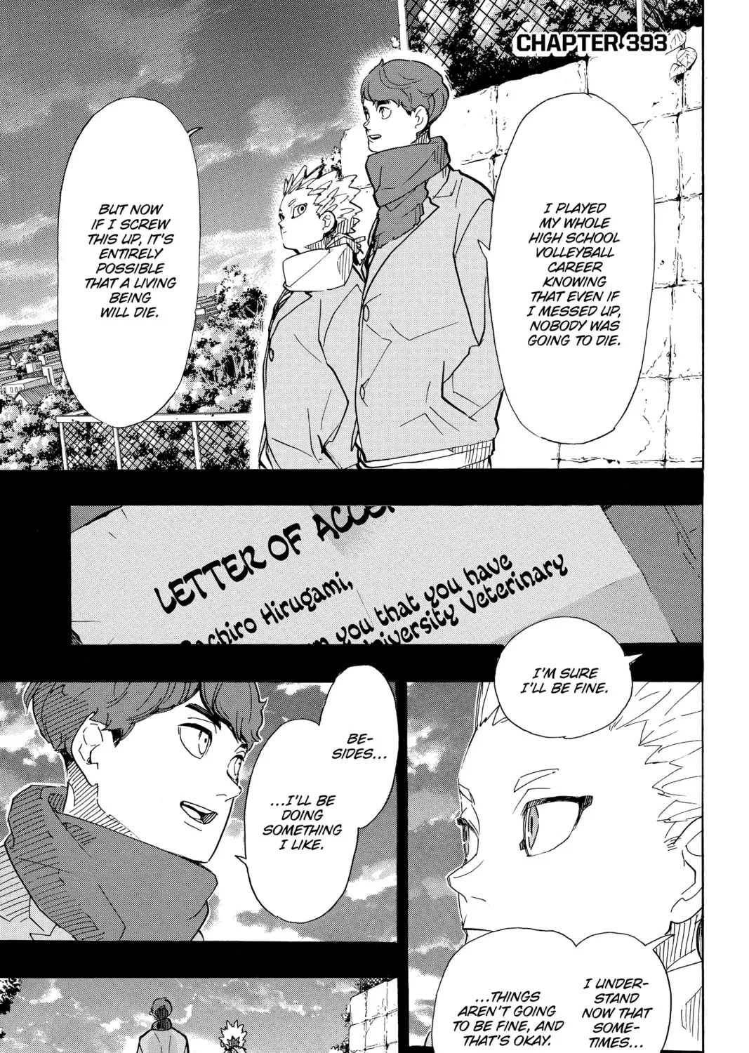 Haikyu!! Chapter 393 page 1 - 