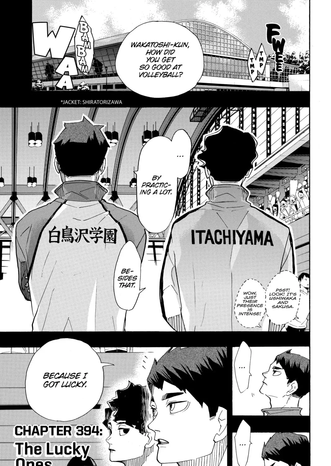 Haikyu!! Chapter 394 page 1 - 