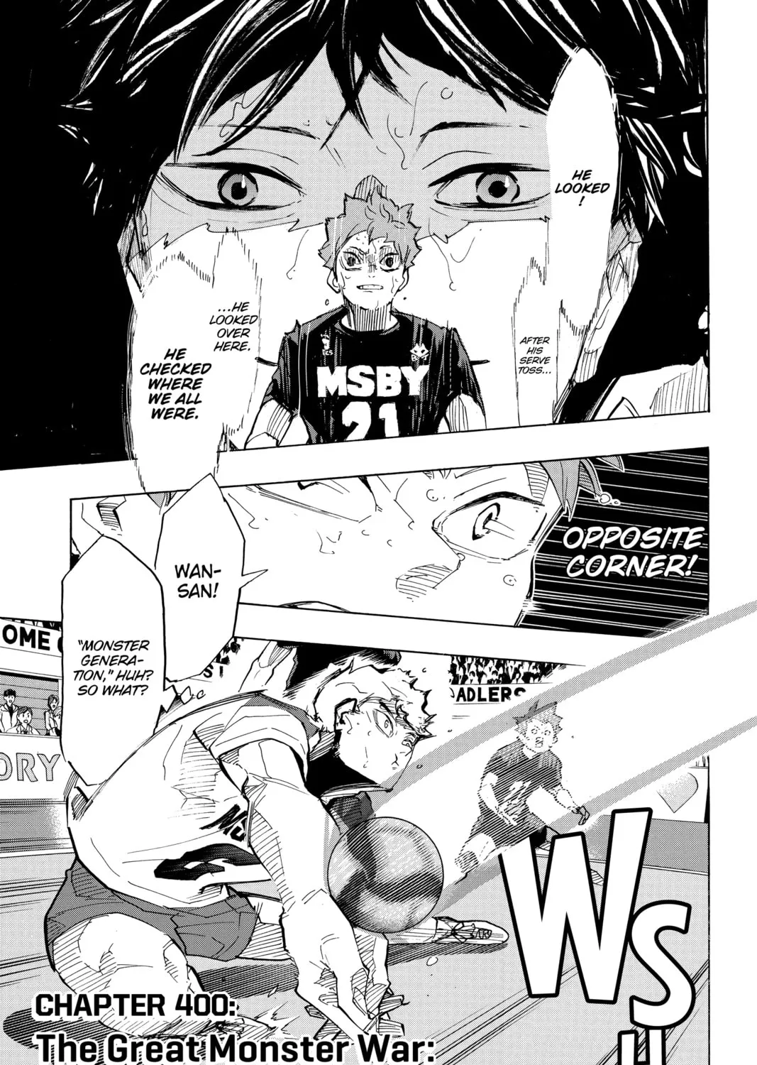Haikyu!! Chapter 400 page 1 - 