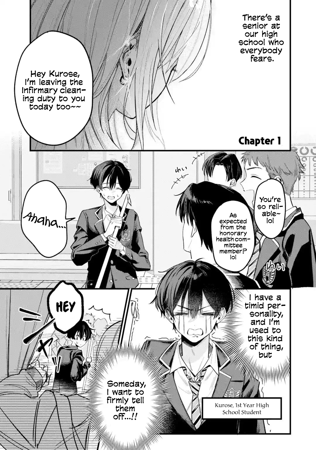 Haimiya-Senpai is Cutie Scary Chapter 1 page 1 - 