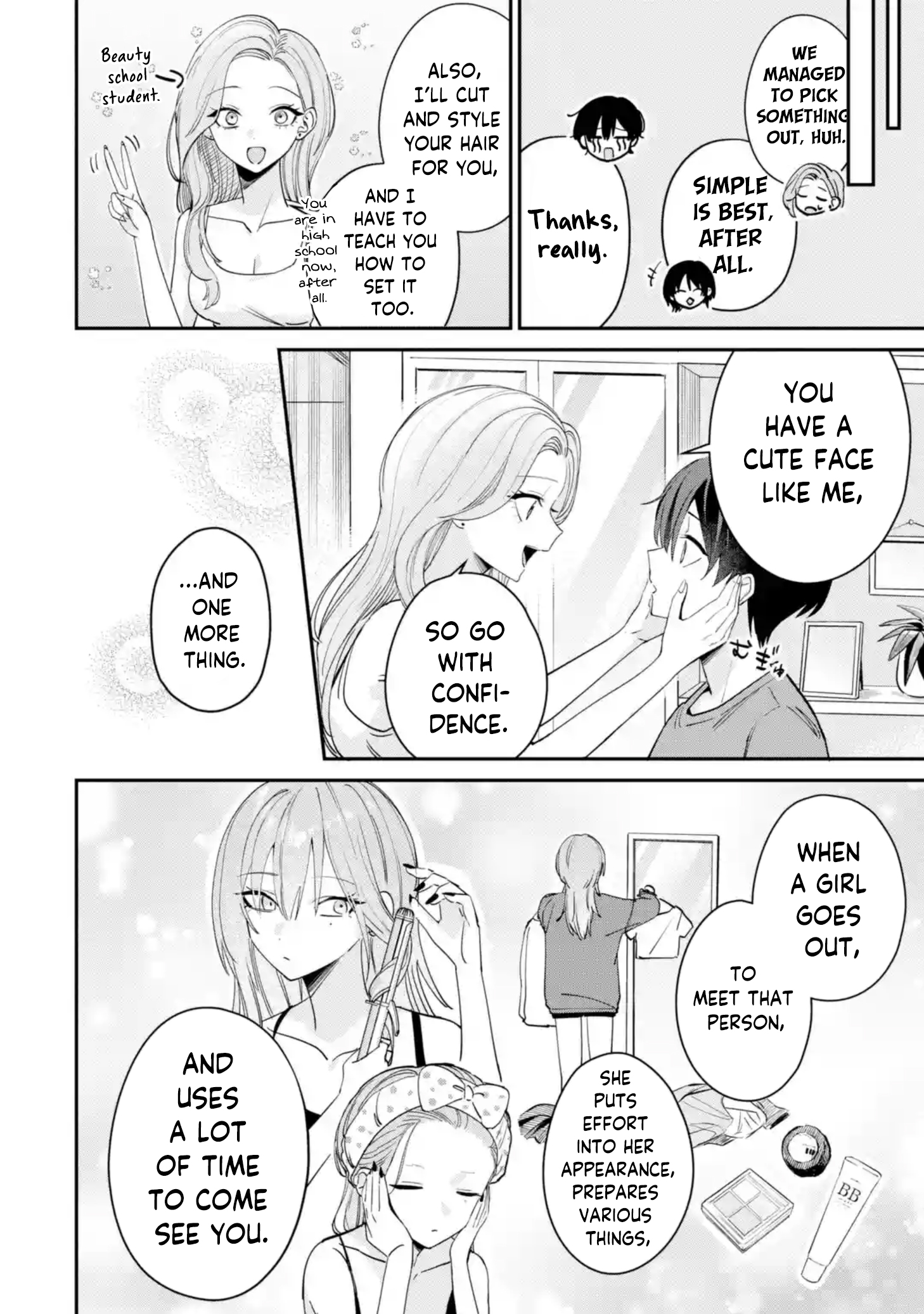 Haimiya-Senpai is Cutie Scary Chapter 16.1 page 5 - 