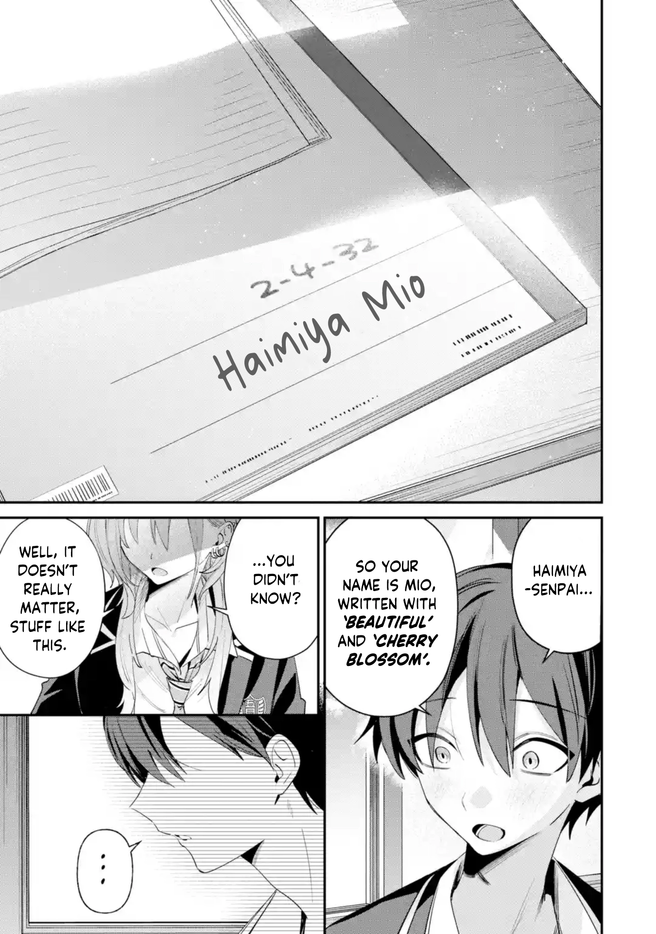 Haimiya-Senpai is Cutie Scary Chapter 23 page 4 - 