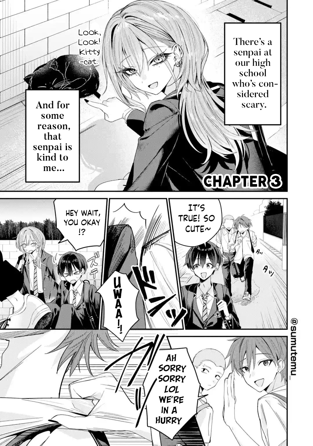 Haimiya-Senpai is Cutie Scary Chapter 3 page 2 - 