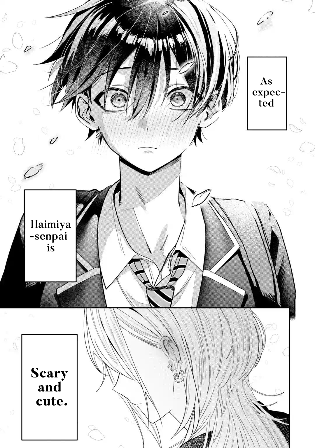 Haimiya-Senpai is Cutie Scary Chapter 3 page 10 - 