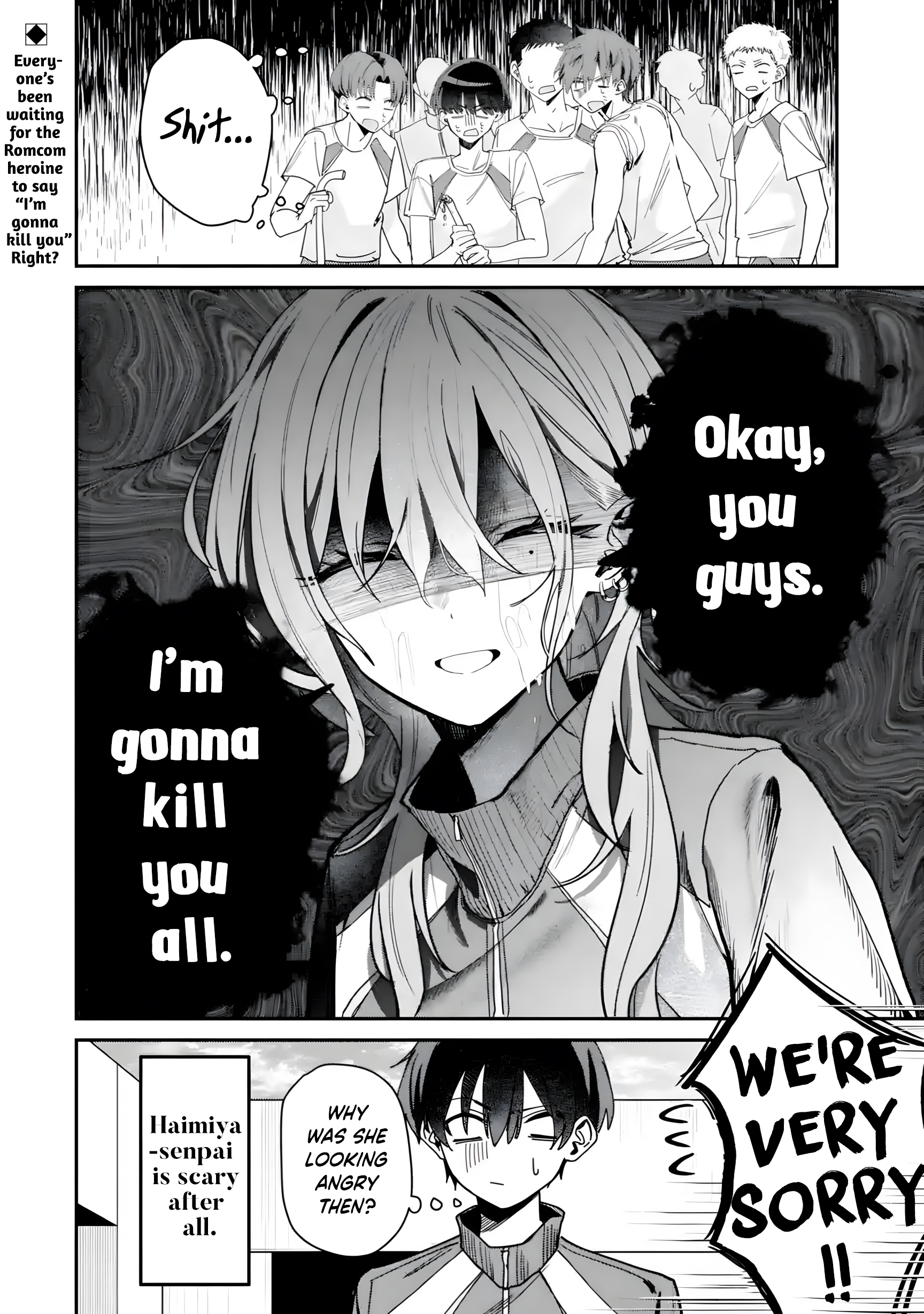 Haimiya-Senpai is Cutie Scary Chapter 4.1 page 9 - 