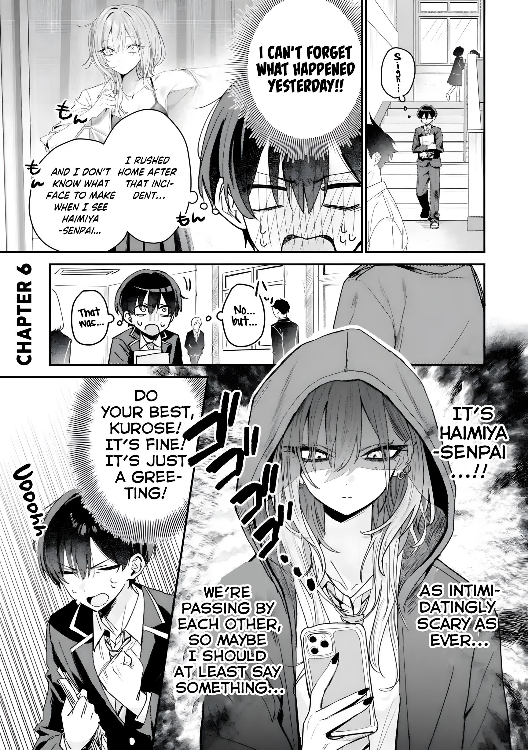 Haimiya-Senpai is Cutie Scary Chapter 6 page 2 - 