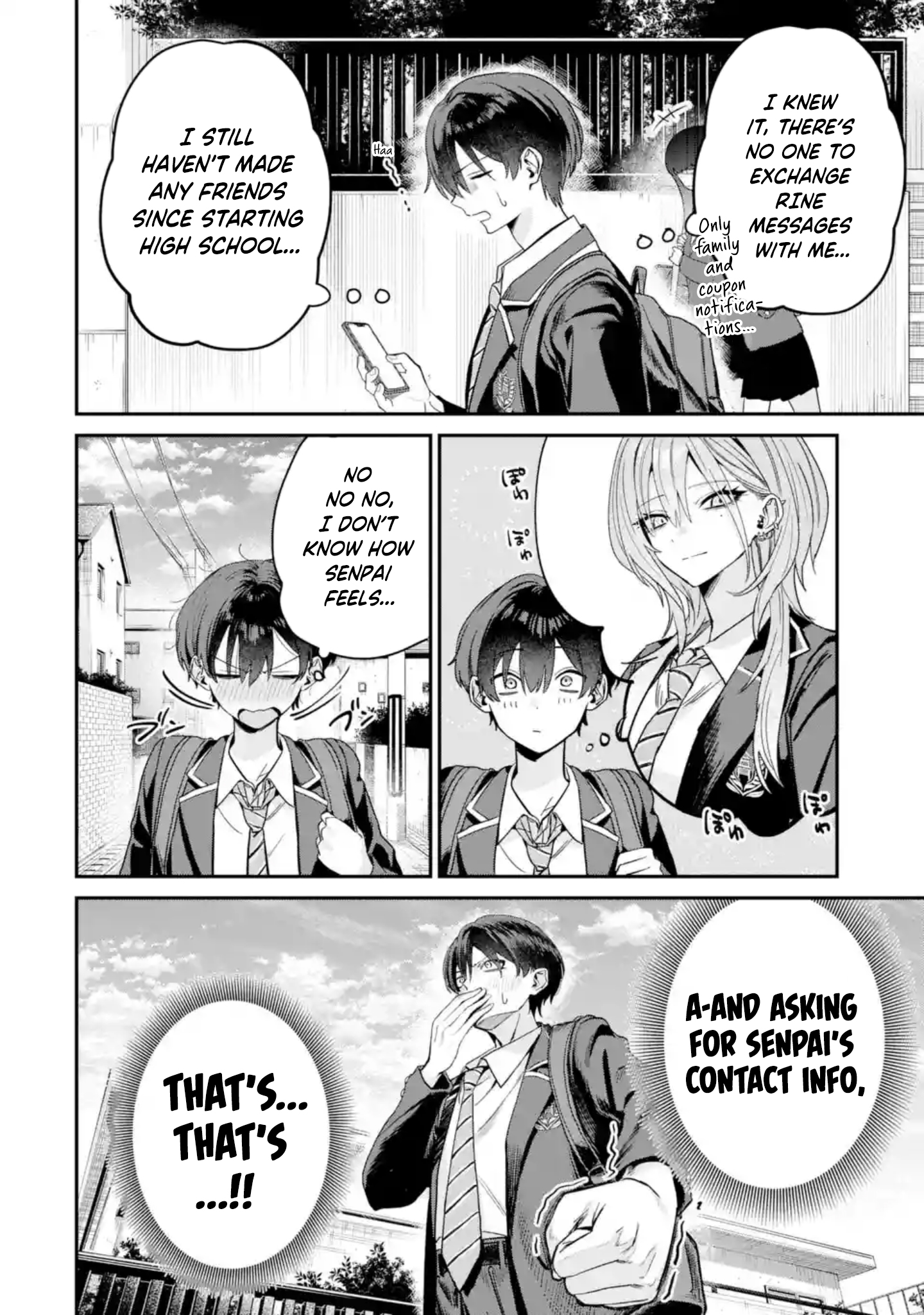 Haimiya-Senpai is Cutie Scary Chapter 7.1 page 3 - 