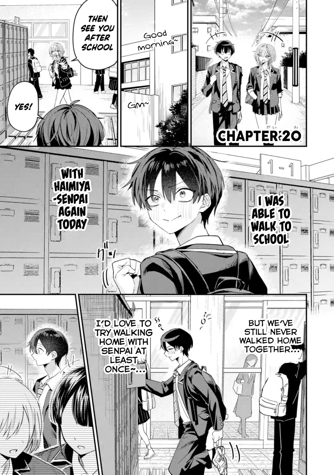 Haimiya Senpai wa Kowakute Kawaii Chapter 20 page 2 - 