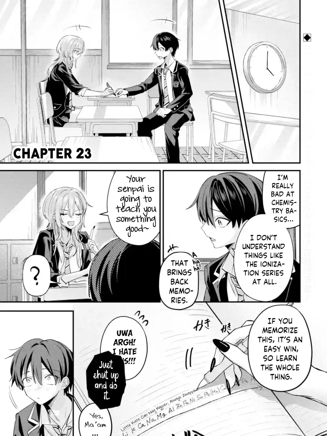Haimiya Senpai wa Kowakute Kawaii Chapter 23.1 page 3 - 