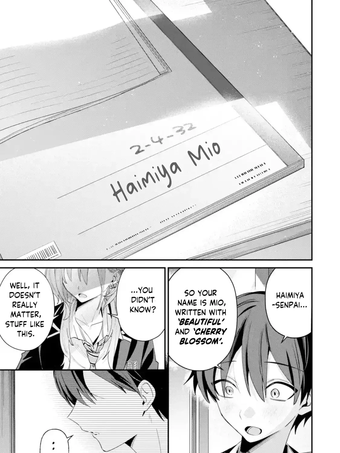 Haimiya Senpai wa Kowakute Kawaii Chapter 23.1 page 7 - 