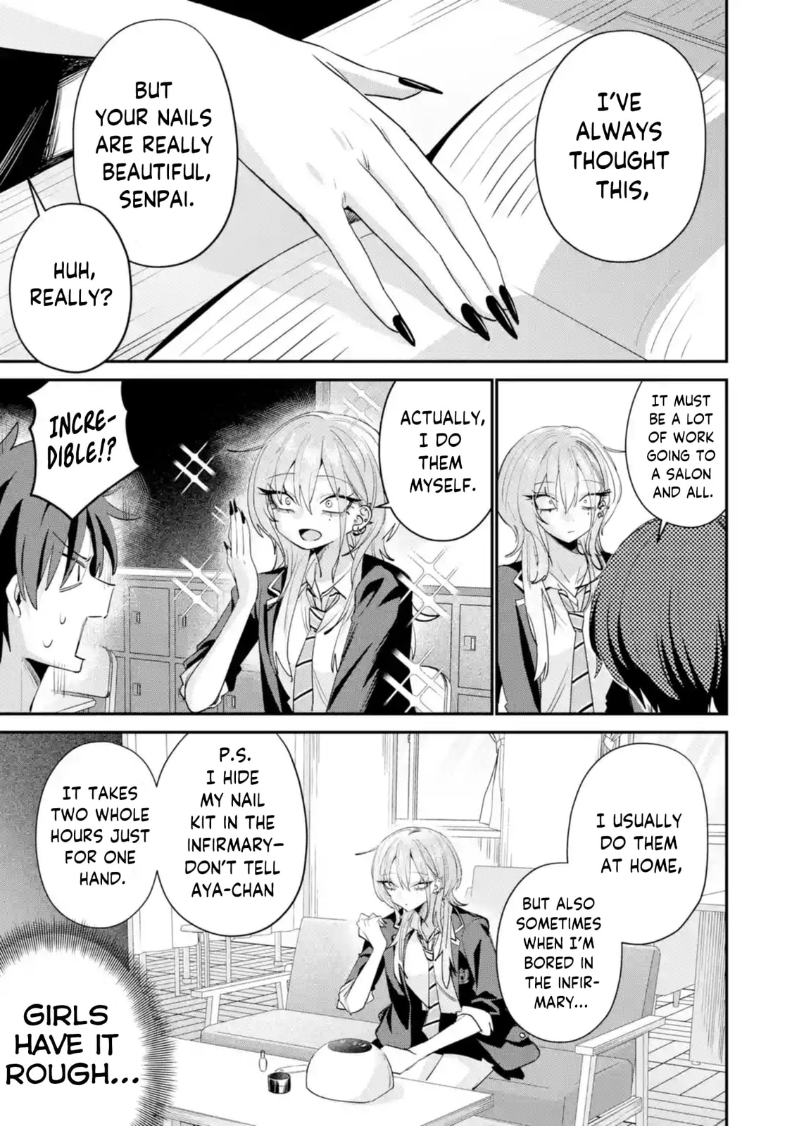 Haimiya Senpai wa Kowakute Kawaii Chapter 24 page 8 - 