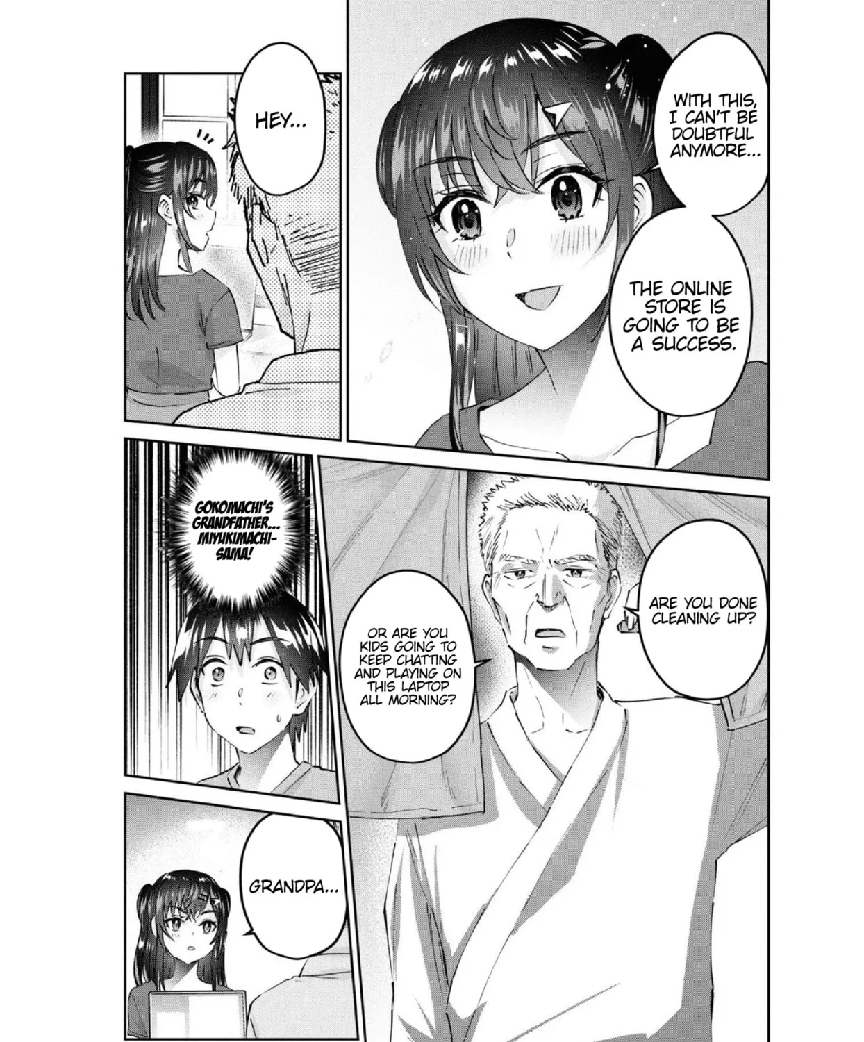 Hajimete no Gal Chapter 157 page 7 - 
