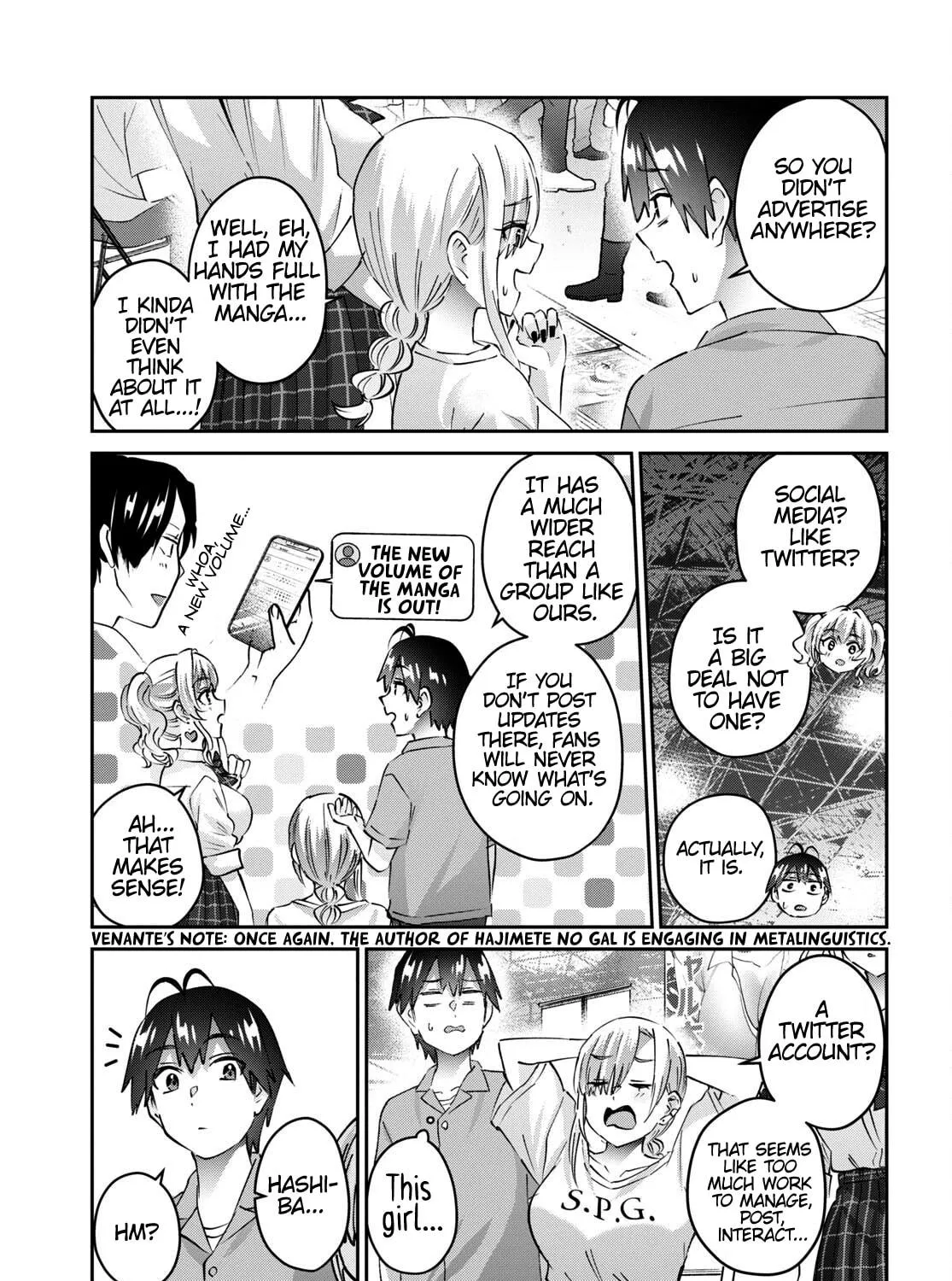 Hajimete no Gal Chapter 171 page 19 - 