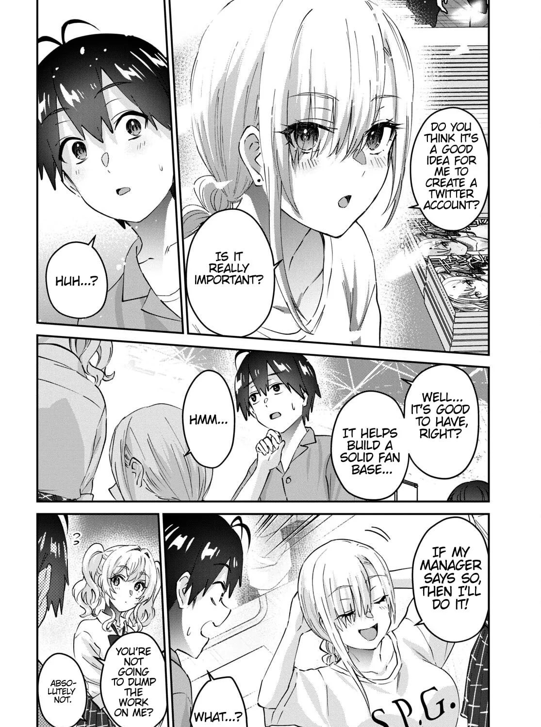 Hajimete no Gal Chapter 171 page 21 - 