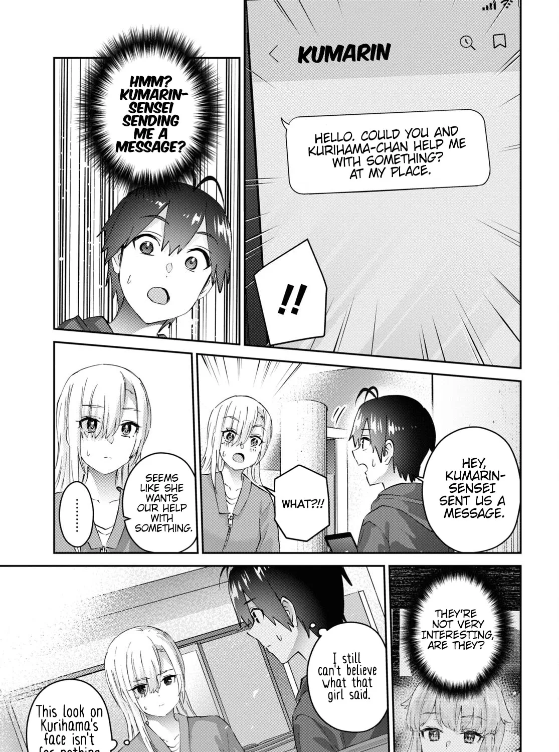 Hajimete no Gal Chapter 179 page 6 - 