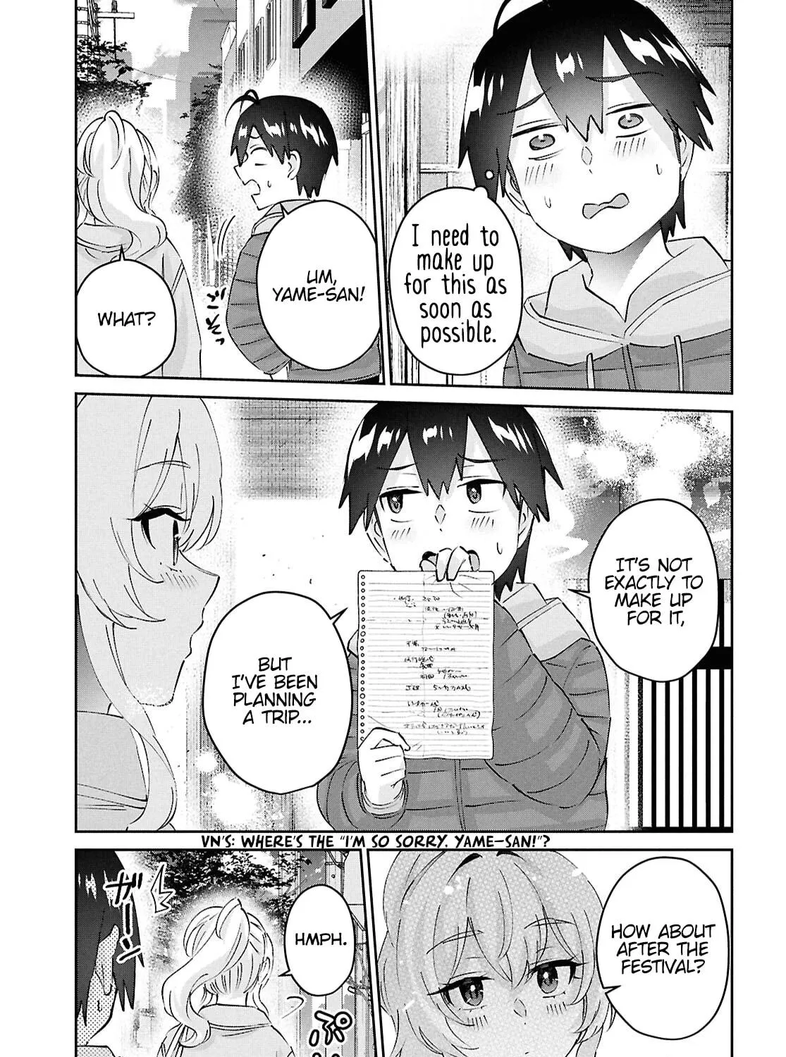 Hajimete no Gal Chapter 187 page 23 - 
