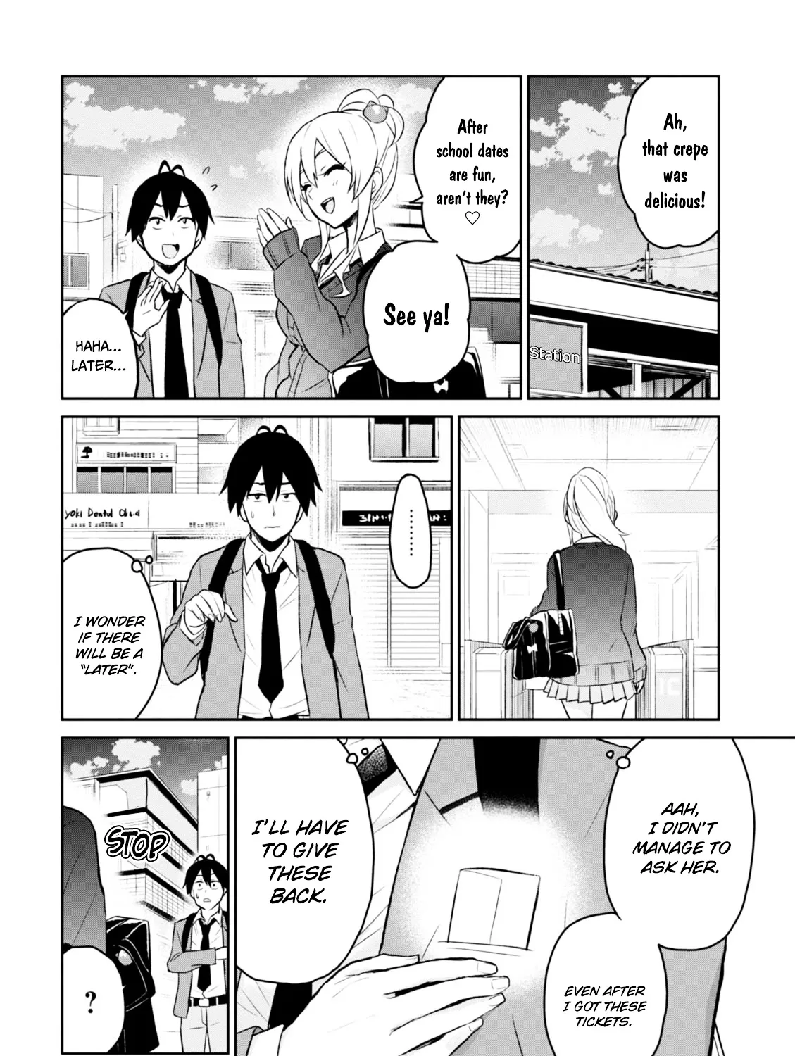 Hajimete no Gal Chapter 8.1 page 15 - 