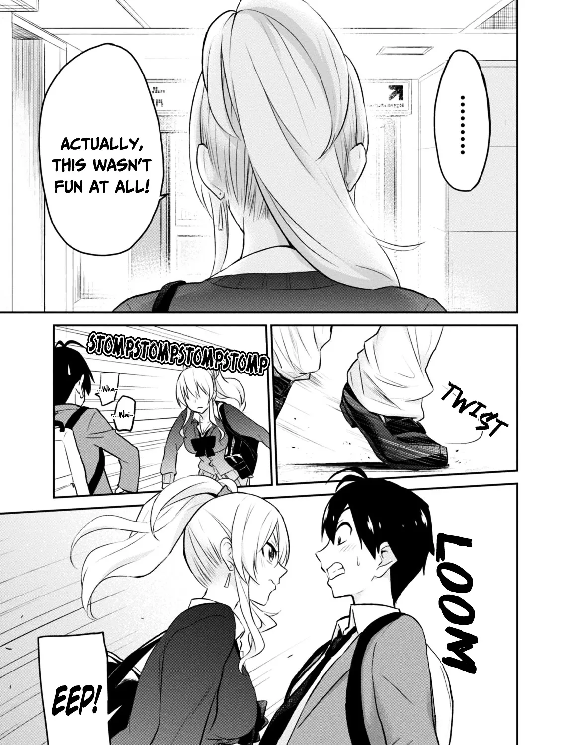 Hajimete no Gal Chapter 8.1 page 17 - 