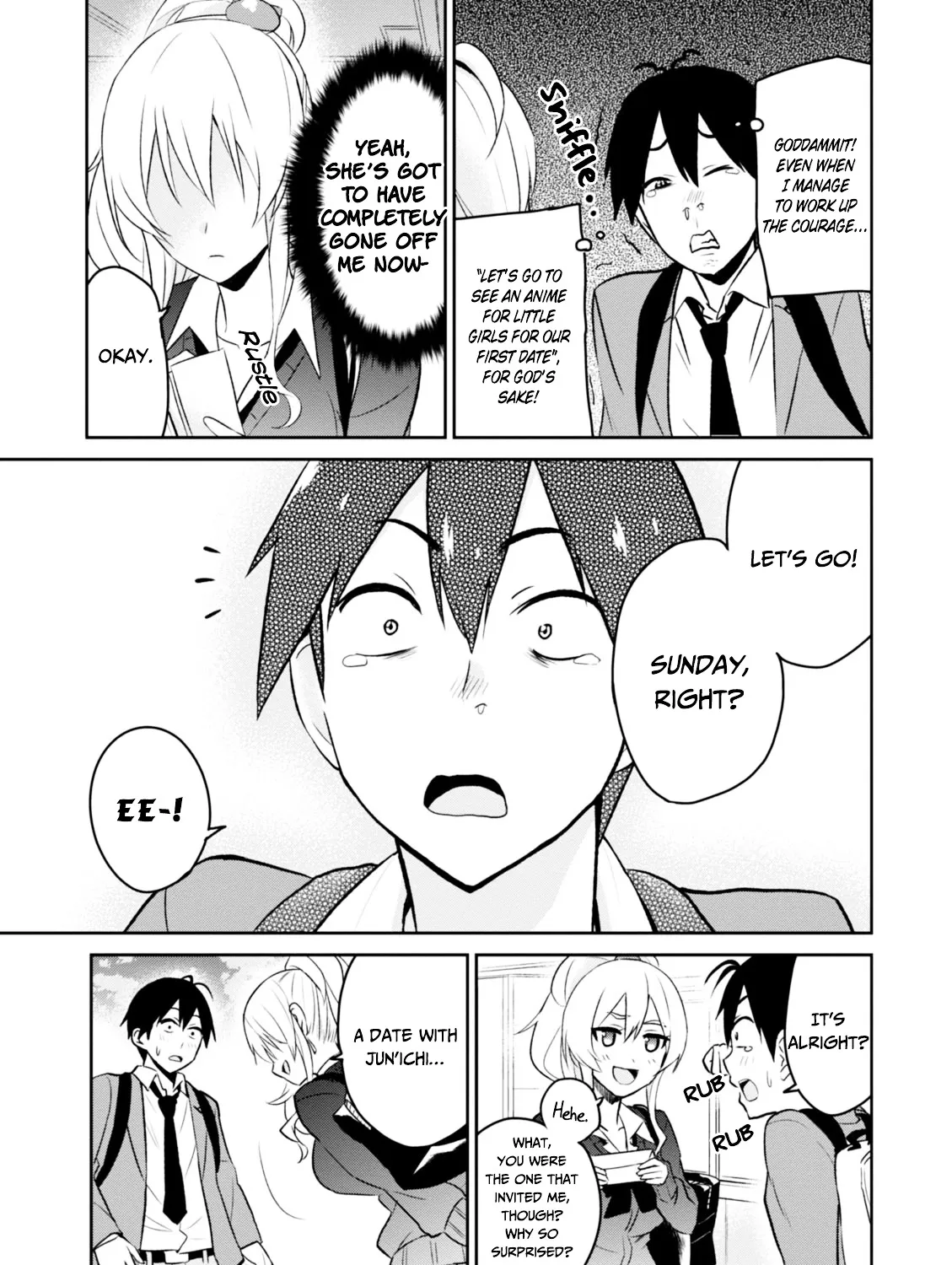 Hajimete no Gal Chapter 8.1 page 37 - 