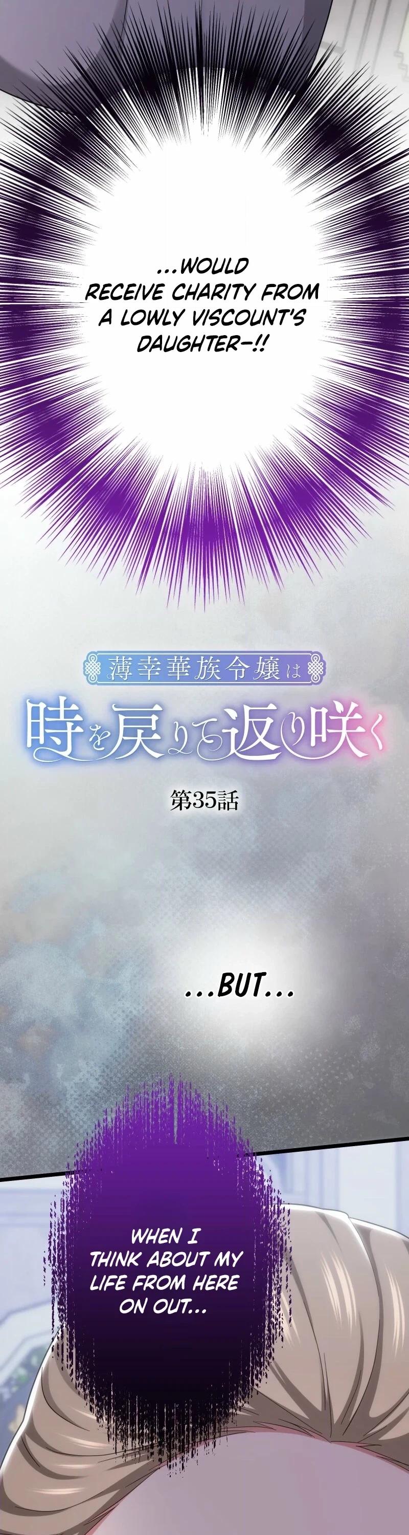 Hakkou Kazoku Reijou wa Toki o Modorite Kaerizaku Chapter 35 page 4 - 