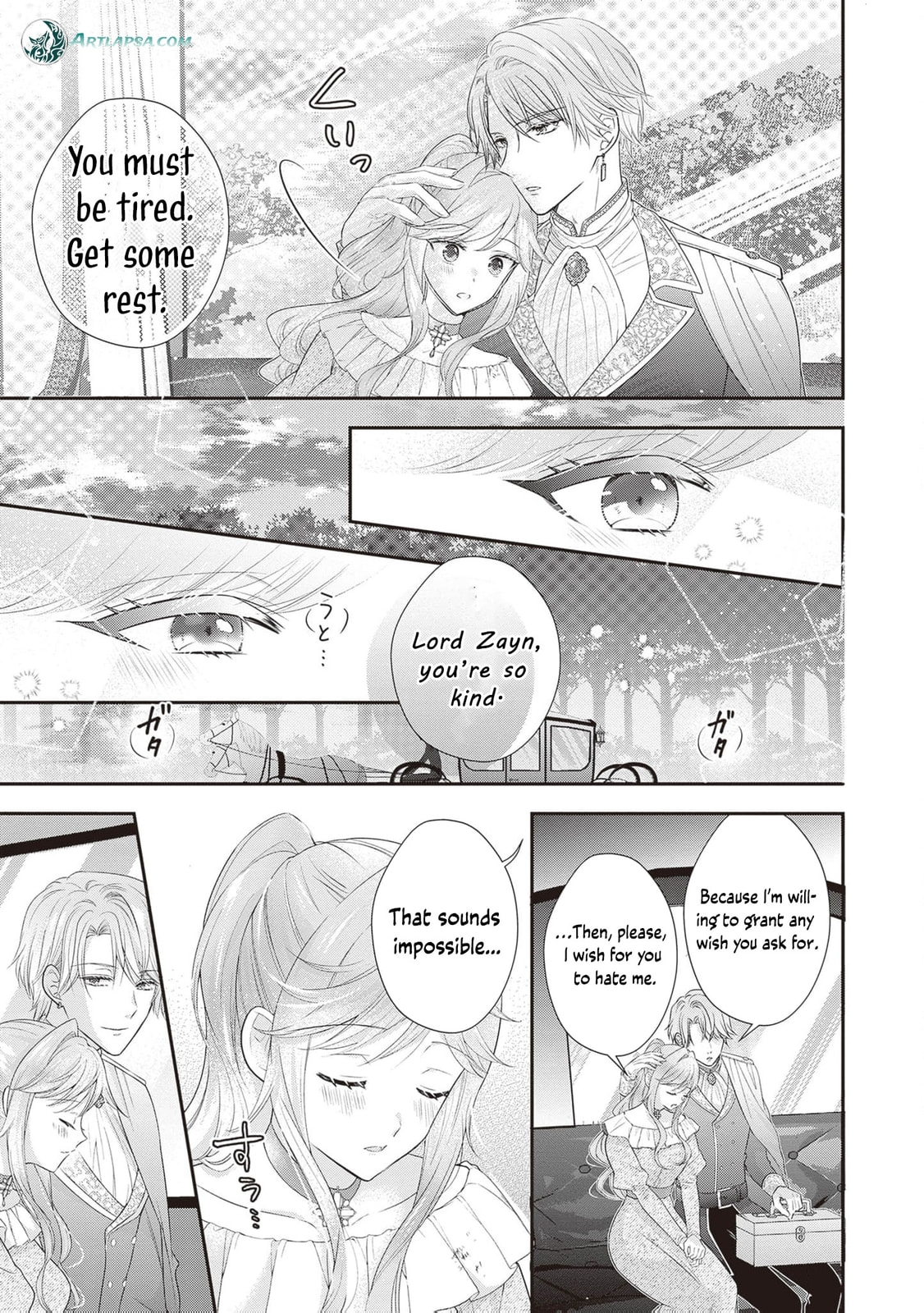 Hakyoku Yotei no Akujo no Hazu ga, Reitetsu Koushaku-sama ga Wakaretekuremasen! Chapter 12 page 14 - 
