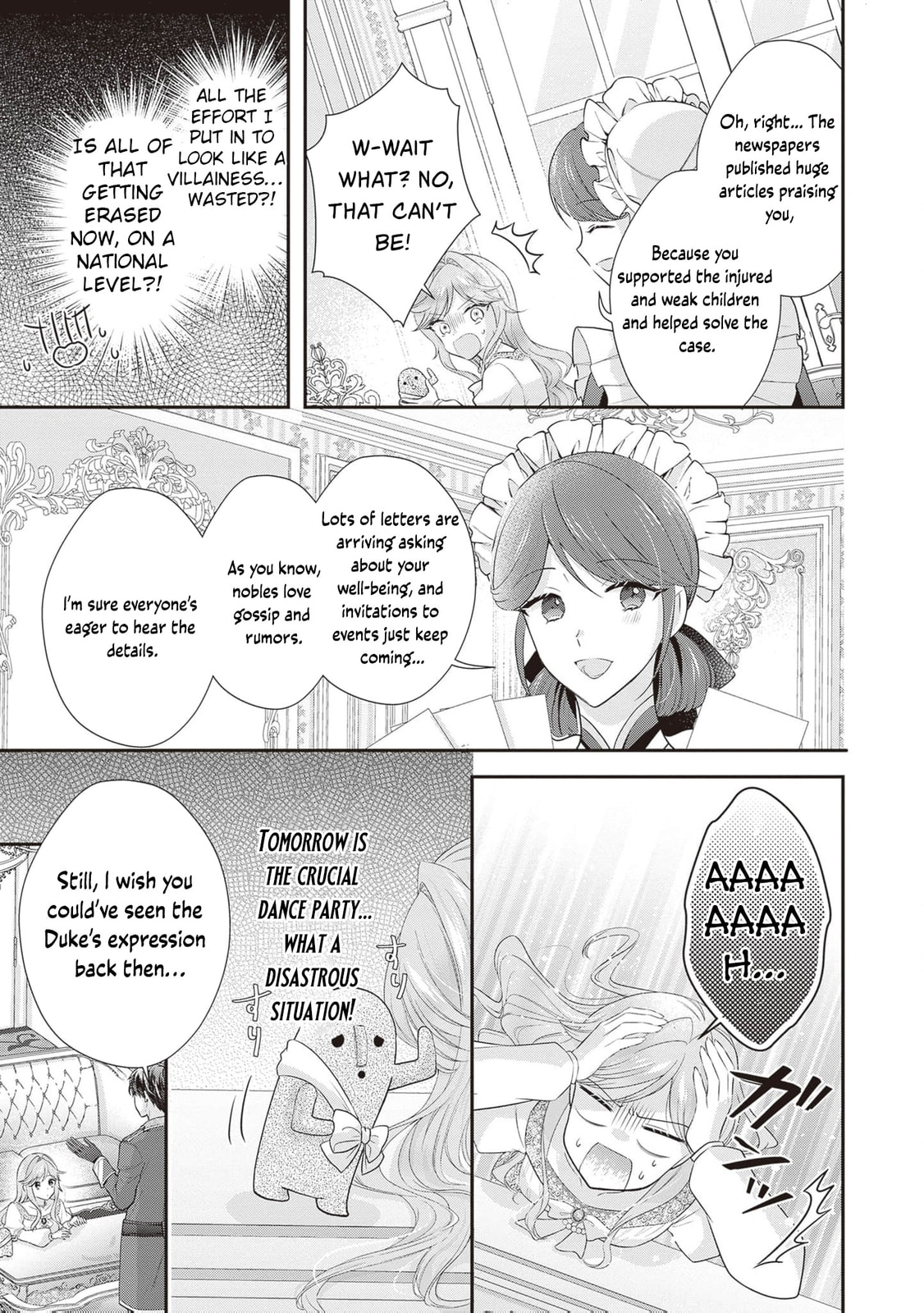 Hakyoku Yotei no Akujo no Hazu ga, Reitetsu Koushaku-sama ga Wakaretekuremasen! Chapter 12 page 16 - 