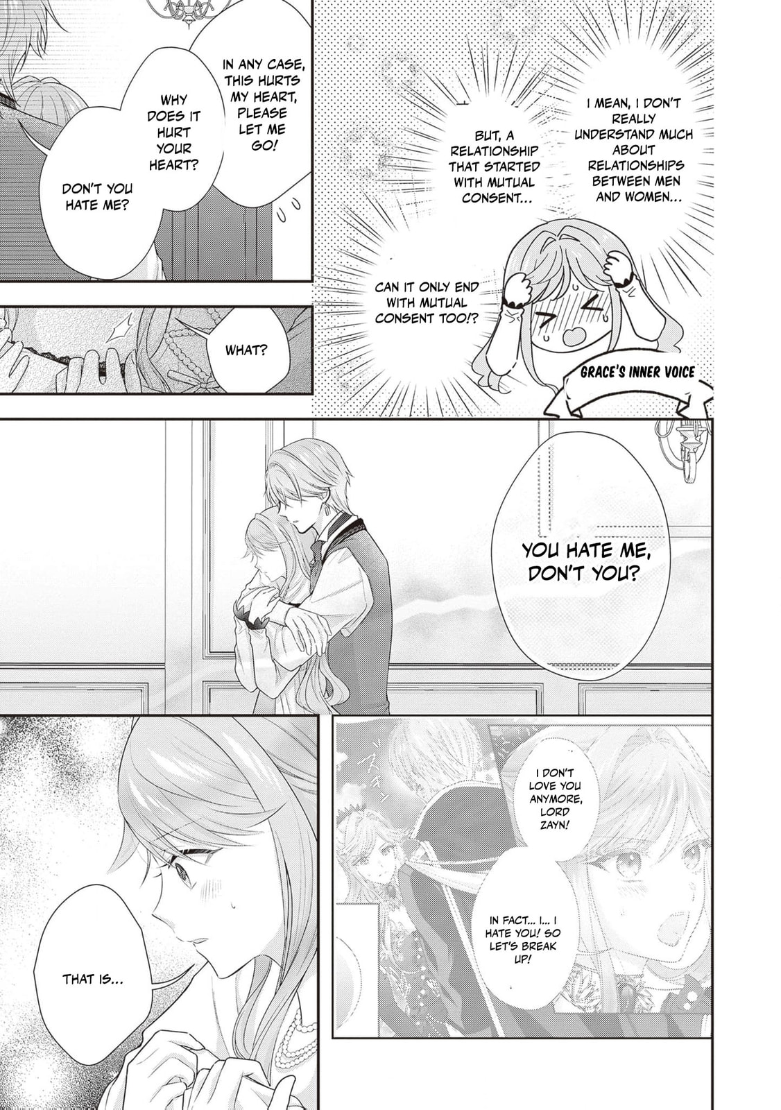 Hakyoku Yotei no Akujo no Hazu ga, Reitetsu Koushaku-sama ga Wakaretekuremasen! Chapter 13 page 27 - 