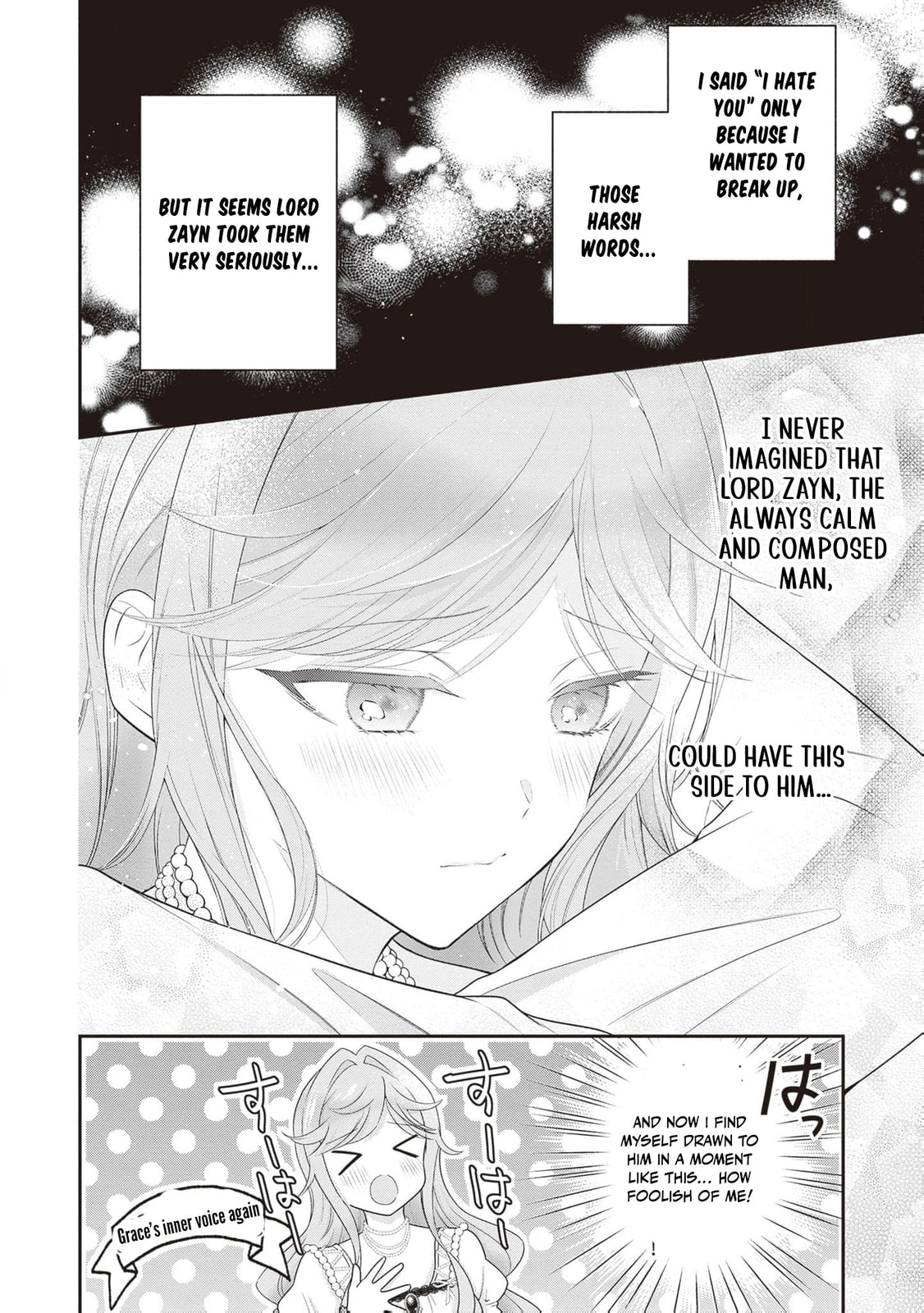 Hakyoku Yotei no Akujo no Hazu ga, Reitetsu Koushaku-sama ga Wakaretekuremasen! Chapter 13 page 28 - 