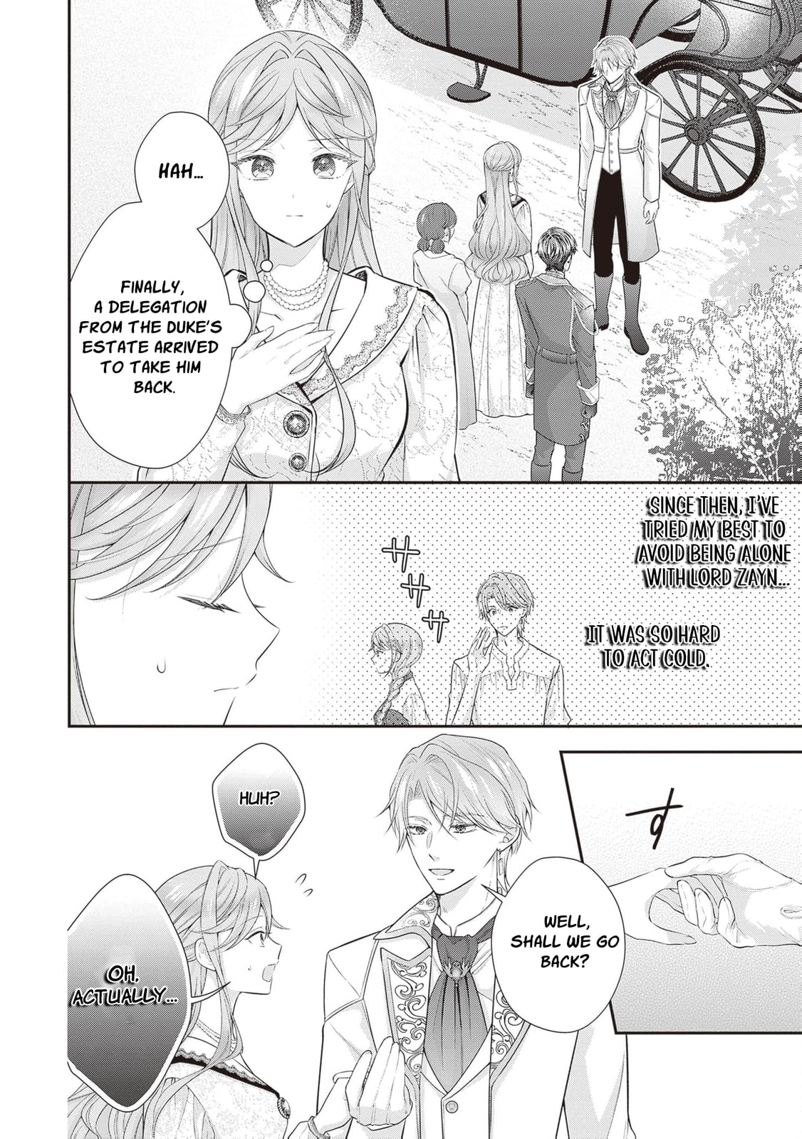 Hakyoku Yotei no Akujo no Hazu ga, Reitetsu Koushaku-sama ga Wakaretekuremasen! Chapter 18 page 19 - 