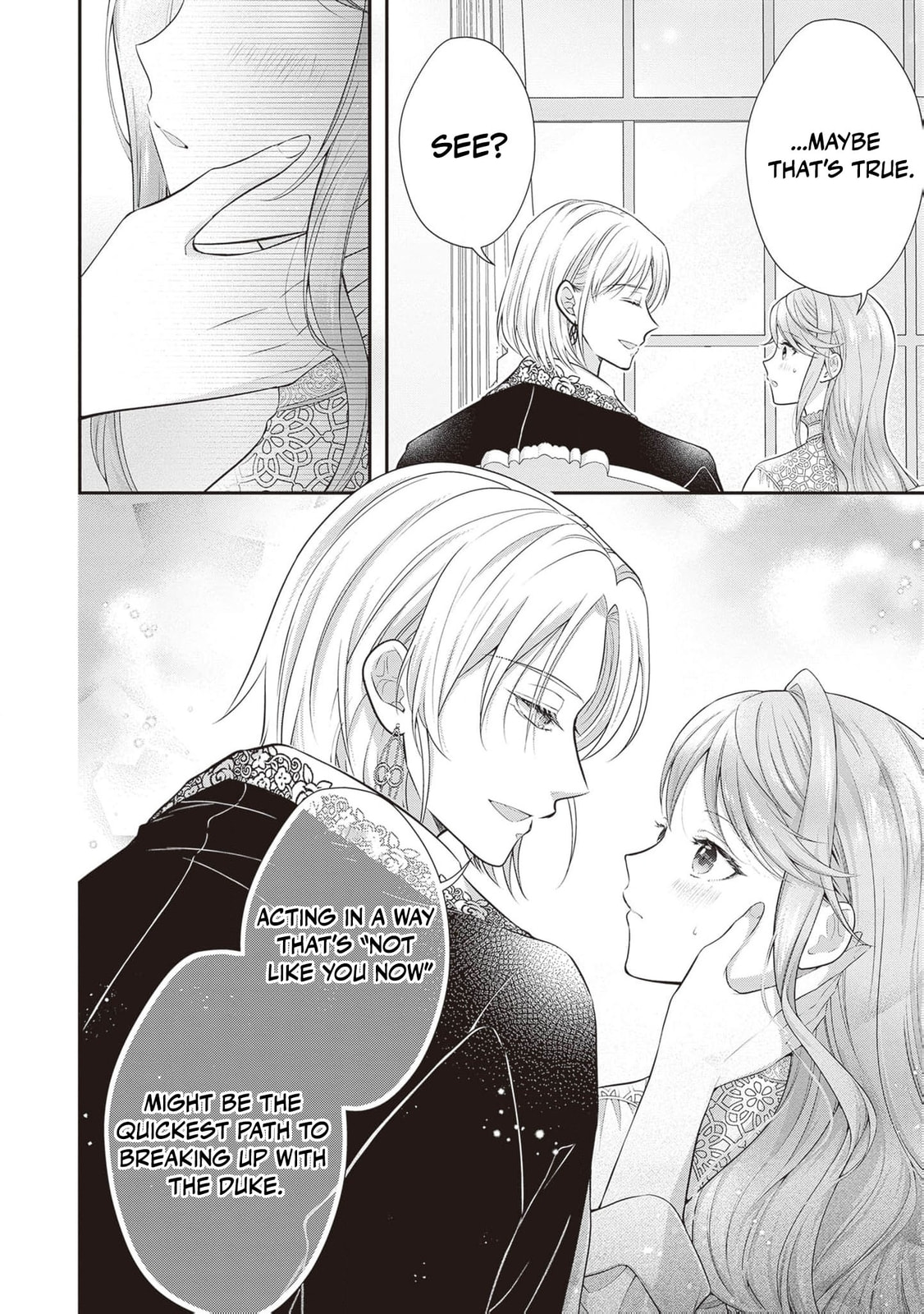 Hakyoku Yotei no Akujo no Hazu ga, Reitetsu Koushaku-sama ga Wakaretekuremasen! Chapter 19 page 30 - 