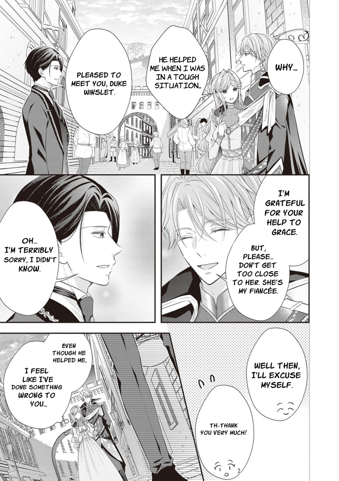 Hakyoku Yotei no Akujo no Hazu ga, Reitetsu Koushaku-sama ga Wakaretekuremasen! Chapter 21 page 14 - 