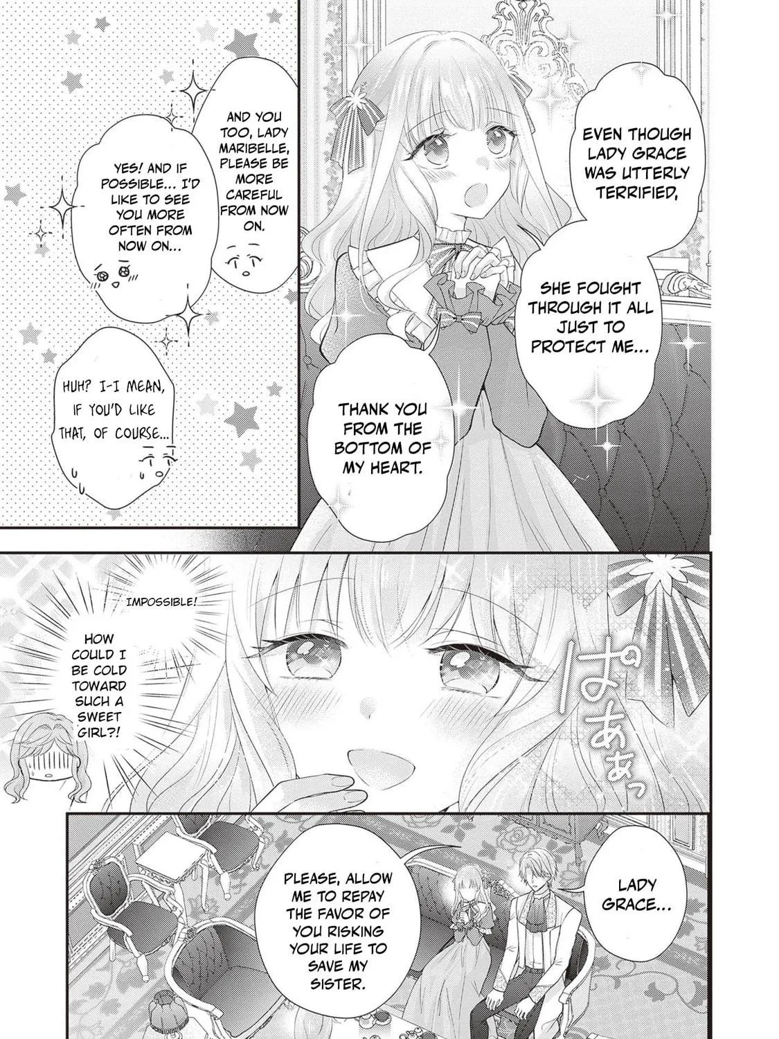 Hakyoku Yotei no Akujo no Hazu ga, Reitetsu Koushaku-sama ga Wakaretekuremasen! Chapter 3 page 49 - 