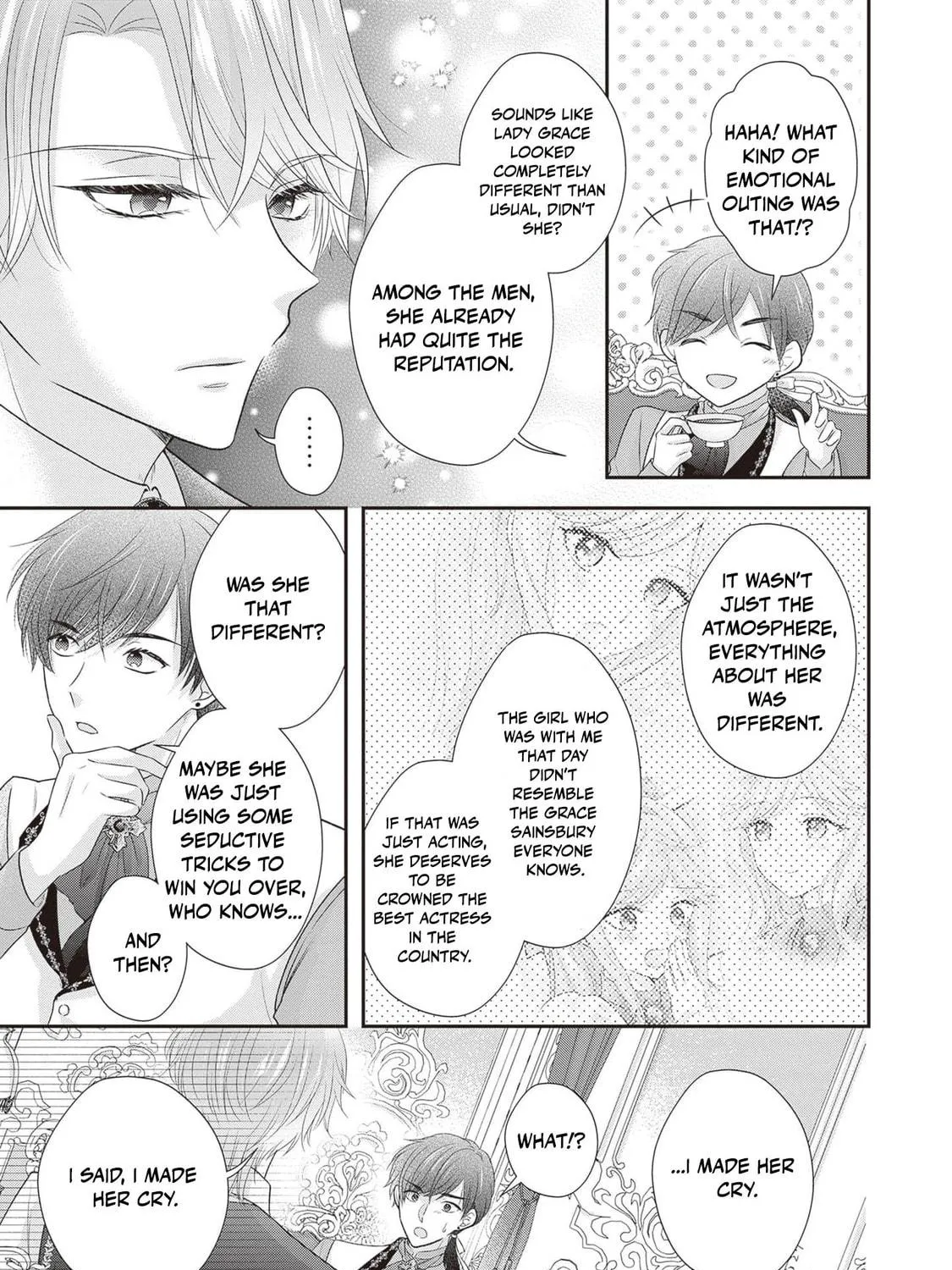 Hakyoku Yotei no Akujo no Hazu ga, Reitetsu Koushaku-sama ga Wakaretekuremasen! Chapter 5 page 49 - 