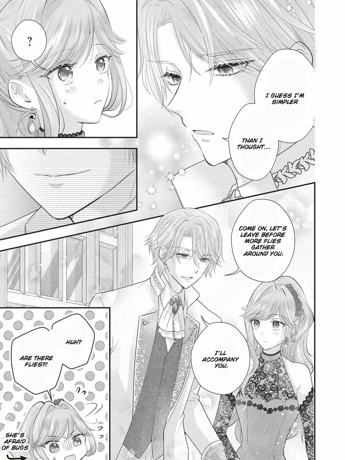 Hakyoku Yotei no Akujo no Hazu ga, Reitetsu Koushaku-sama ga Wakaretekuremasen! Chapter 7 page 59 - 