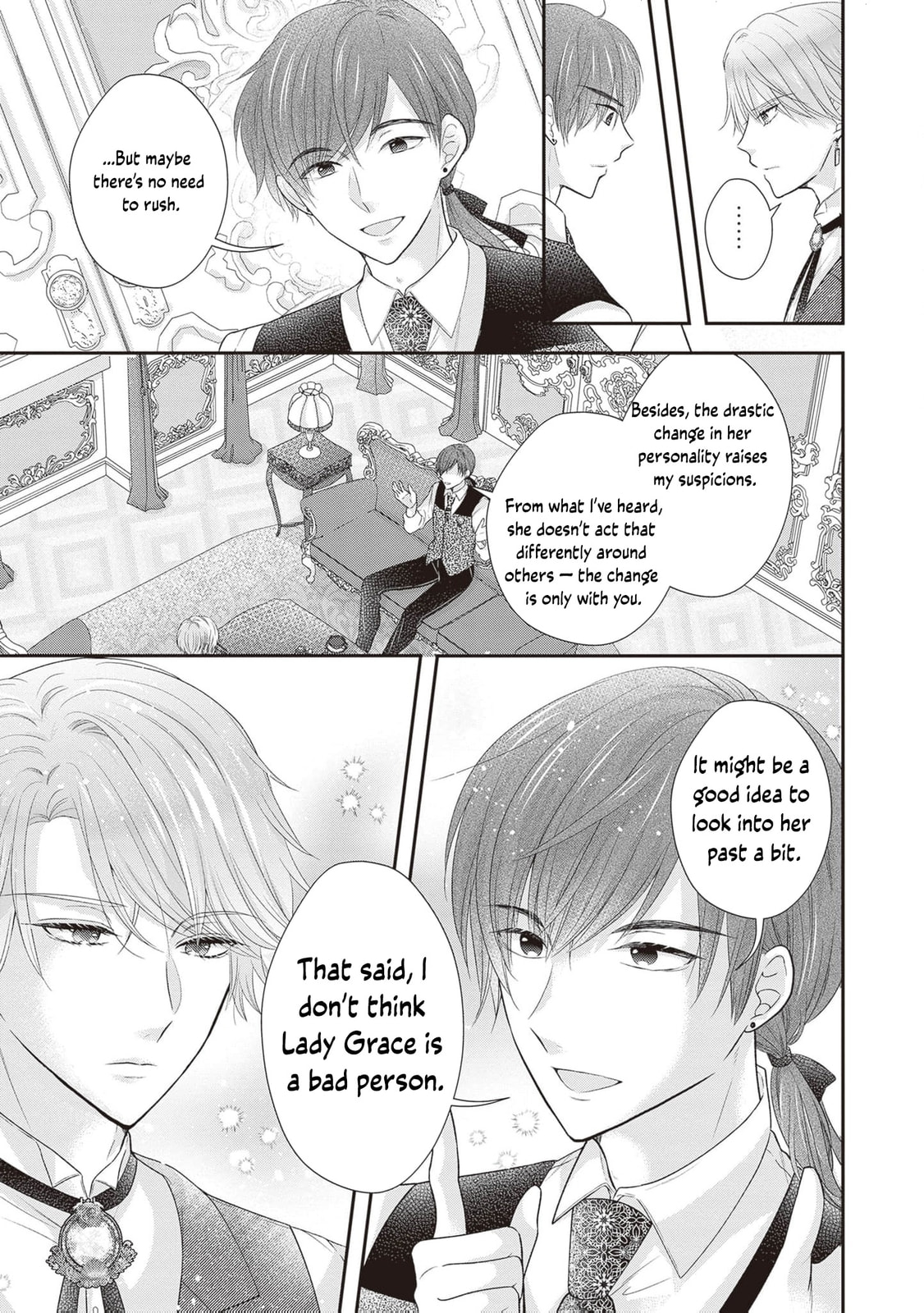 Hakyoku Yotei no Akujo no Hazu ga, Reitetsu Koushaku-sama ga Wakaretekuremasen! Chapter 8 page 22 - 