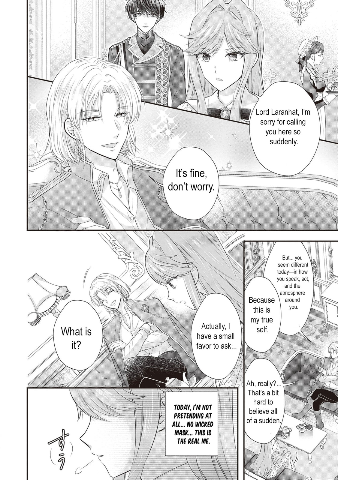 Hakyoku Yotei no Akujo no Hazu ga, Reitetsu Koushaku-sama ga Wakaretekuremasen! Chapter 9 page 27 - 