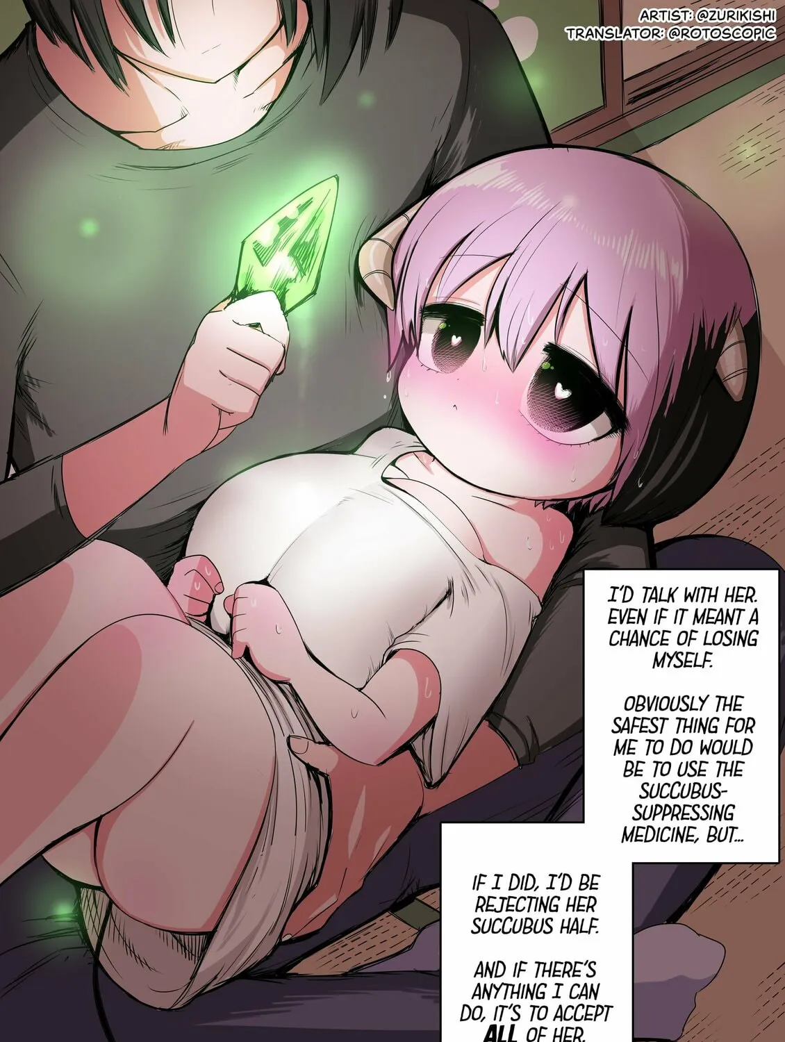 Half Succubus wo Hirotta Chapter 19 page 1 - 
