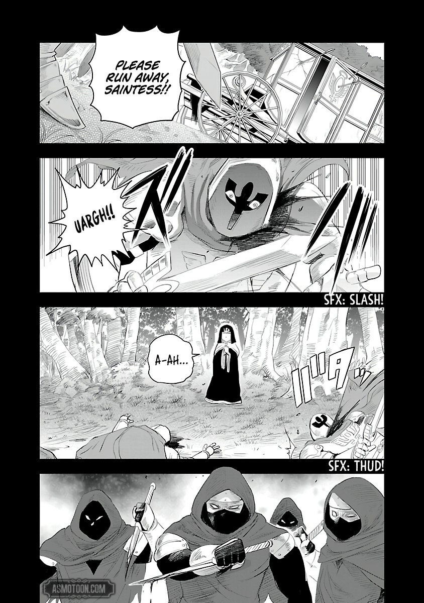 Hametsu Flag Kaihi no Tame Yamaoku e Hikikomotteita Saikyou no Akuyaku wa, Tasuketa Heroine ni Yotte Omotebutai e Tatasareru Chapter 1 page 26 - 