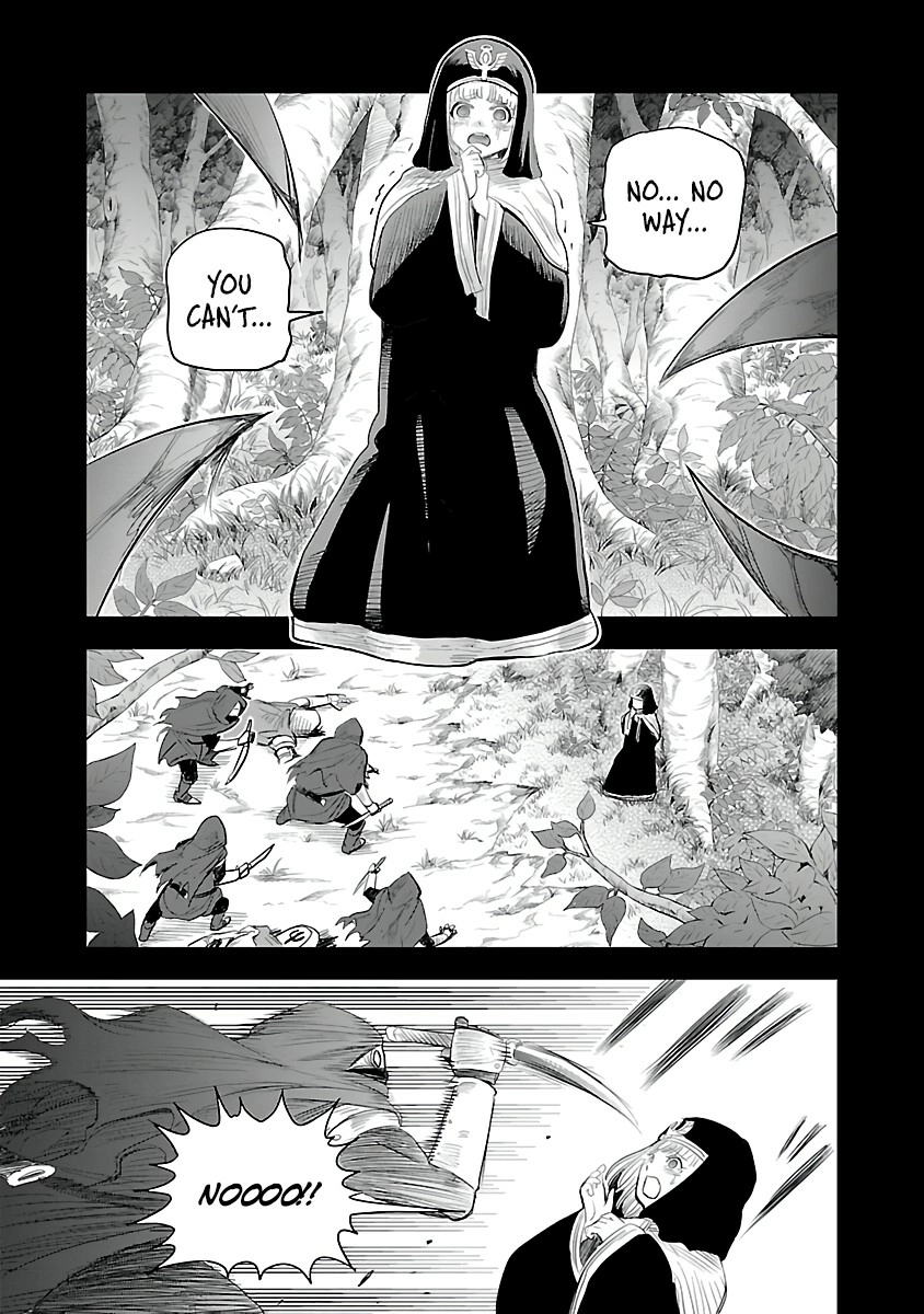 Hametsu Flag Kaihi no Tame Yamaoku e Hikikomotteita Saikyou no Akuyaku wa, Tasuketa Heroine ni Yotte Omotebutai e Tatasareru Chapter 1 page 27 - 