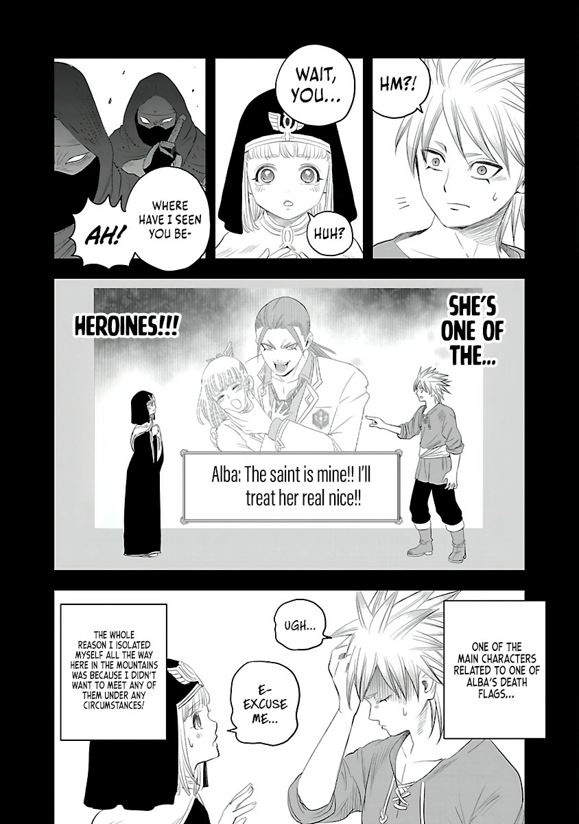 Hametsu Flag Kaihi no Tame Yamaoku e Hikikomotteita Saikyou no Akuyaku wa, Tasuketa Heroine ni Yotte Omotebutai e Tatasareru Chapter 1 page 30 - 