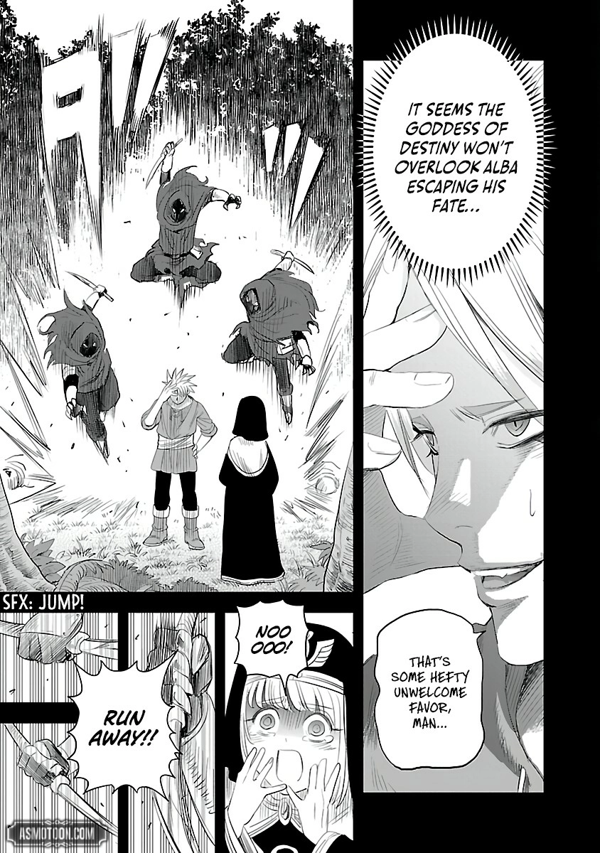 Hametsu Flag Kaihi no Tame Yamaoku e Hikikomotteita Saikyou no Akuyaku wa, Tasuketa Heroine ni Yotte Omotebutai e Tatasareru Chapter 1 page 31 - 