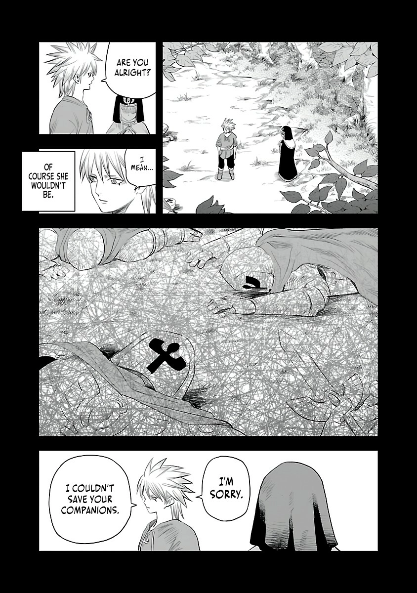Hametsu Flag Kaihi no Tame Yamaoku e Hikikomotteita Saikyou no Akuyaku wa, Tasuketa Heroine ni Yotte Omotebutai e Tatasareru Chapter 1 page 34 - 