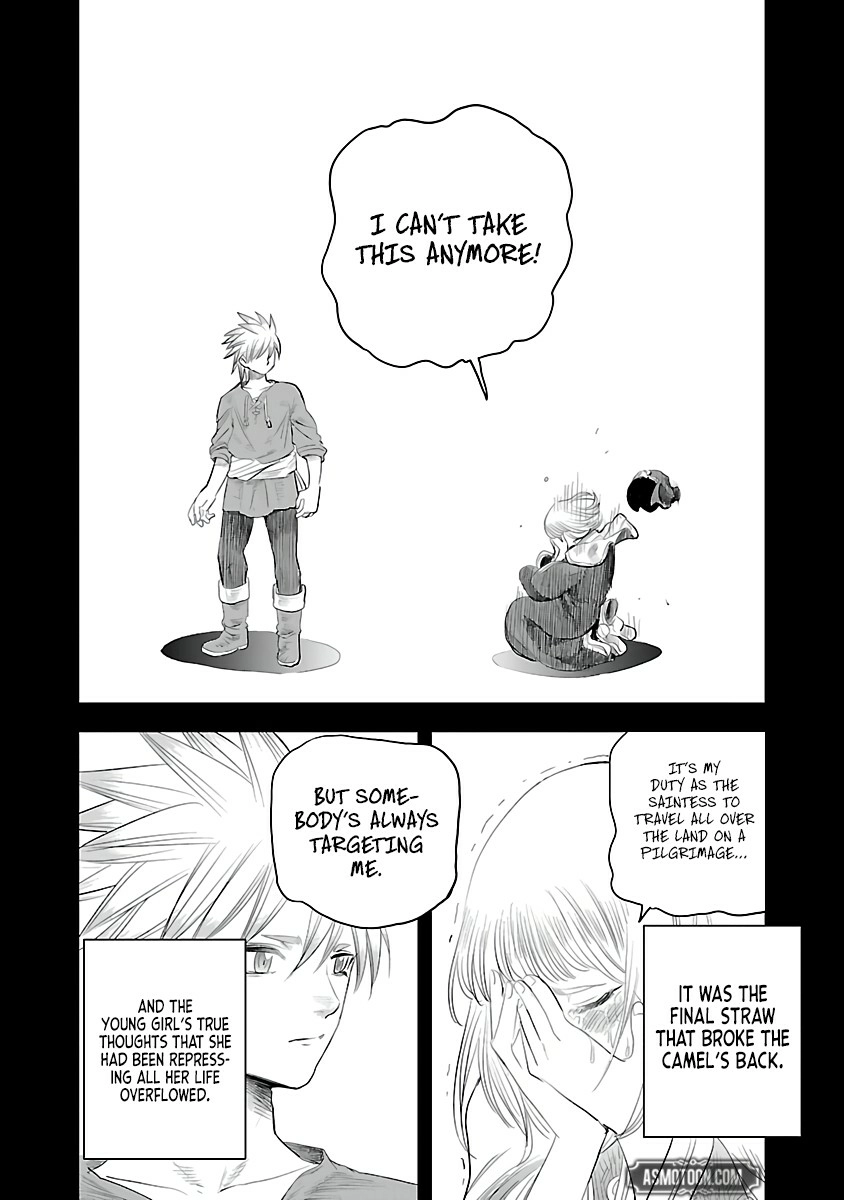 Hametsu Flag Kaihi no Tame Yamaoku e Hikikomotteita Saikyou no Akuyaku wa, Tasuketa Heroine ni Yotte Omotebutai e Tatasareru Chapter 1 page 35 - 