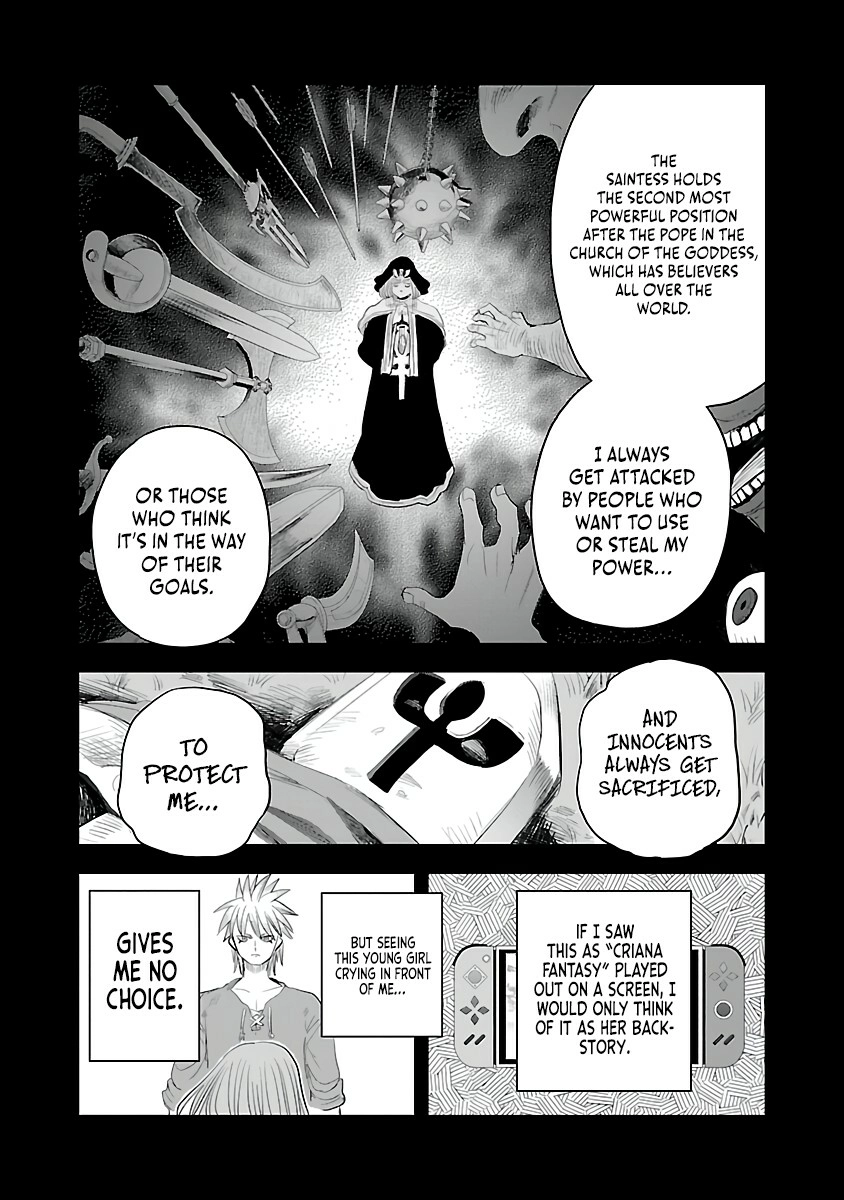 Hametsu Flag Kaihi no Tame Yamaoku e Hikikomotteita Saikyou no Akuyaku wa, Tasuketa Heroine ni Yotte Omotebutai e Tatasareru Chapter 1 page 36 - 