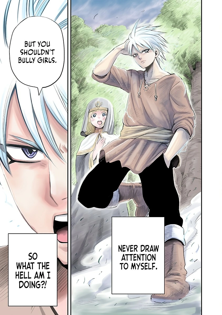 Hametsu Flag Kaihi no Tame Yamaoku e Hikikomotteita Saikyou no Akuyaku wa, Tasuketa Heroine ni Yotte Omotebutai e Tatasareru Chapter 1 page 5 - 